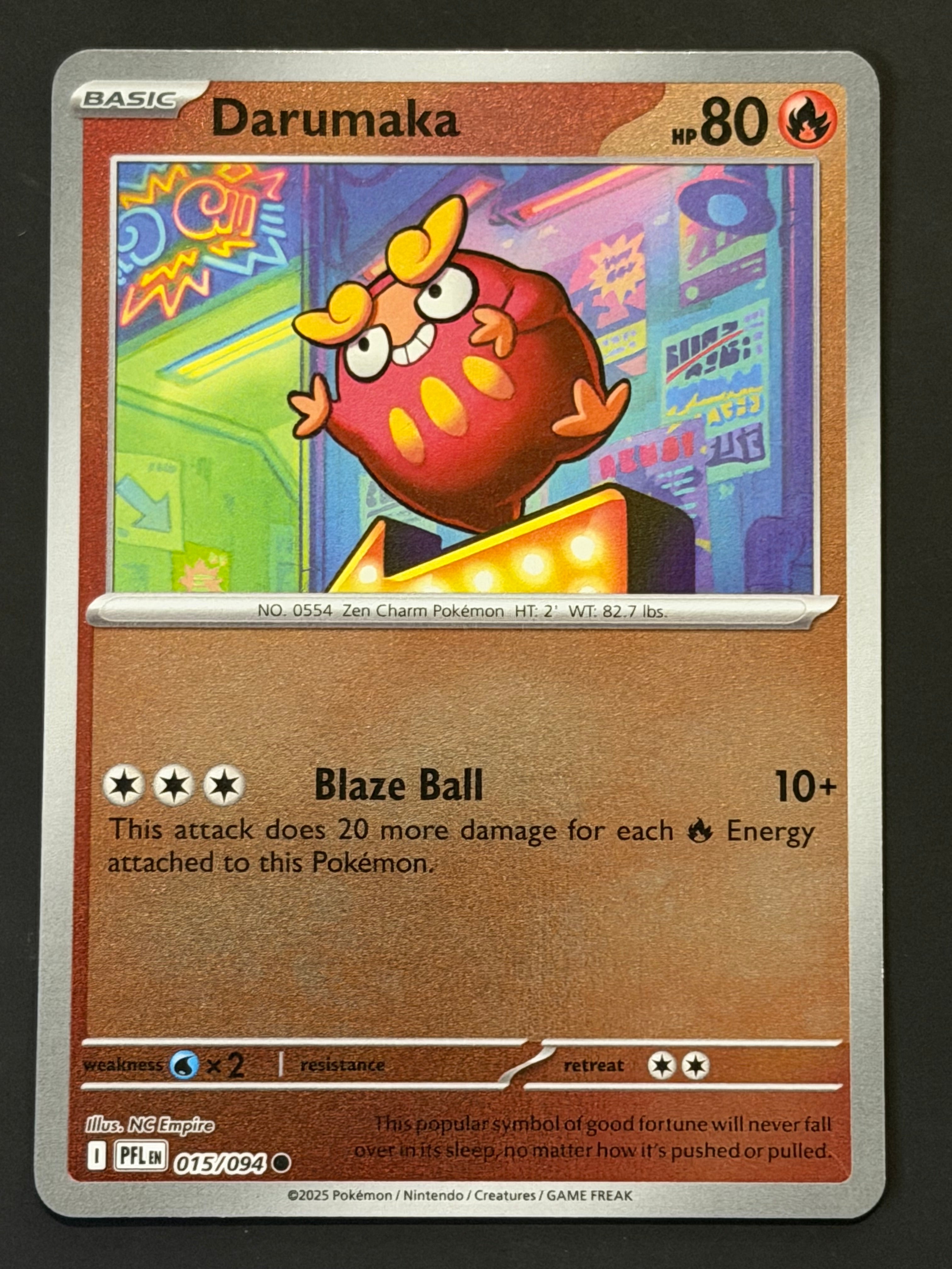 015/094 Darumaka - Pokmon Phantasmal Flames Common Reverse Jarvvos 015/094 Darumaka - Pokmon Phantasmal Flames Common Reverse Jarvvos