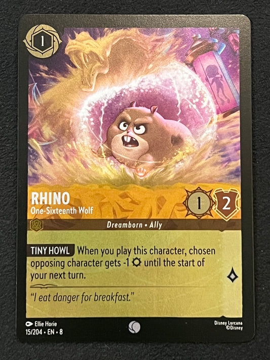 015/204 Rhino - Disney Lorcana Reign of Jafar Common FOIL