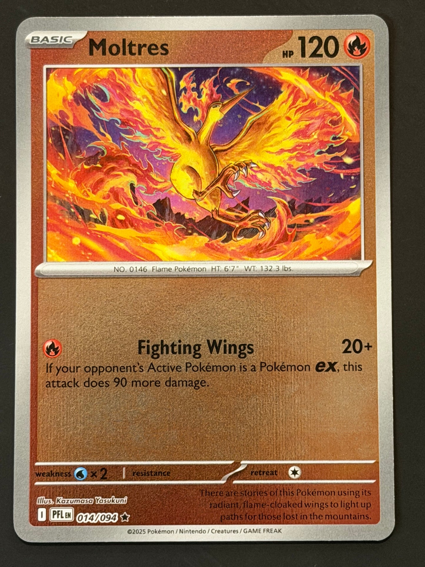 014/094 Moltres - Pokémon Phantasmal Flames Rare Reverse