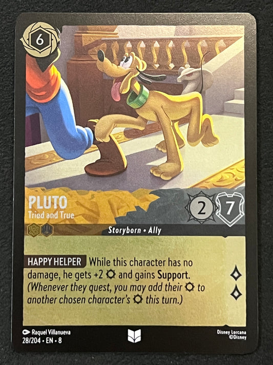 028/204 Pluto - Disney Lorcana Reign of Jafar Uncommon FOIL