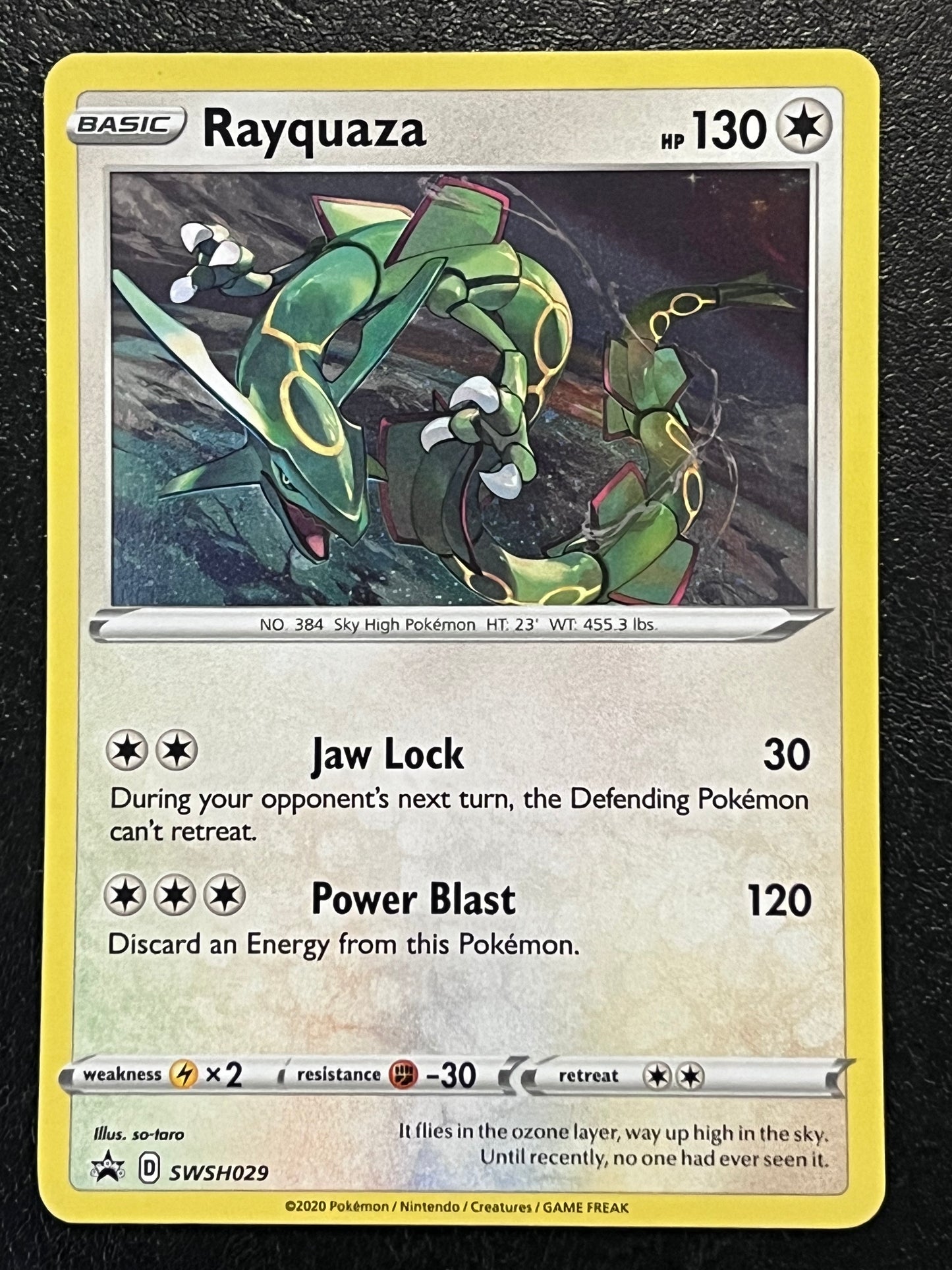 SWSH029 Rayquaza - Black Star Promo