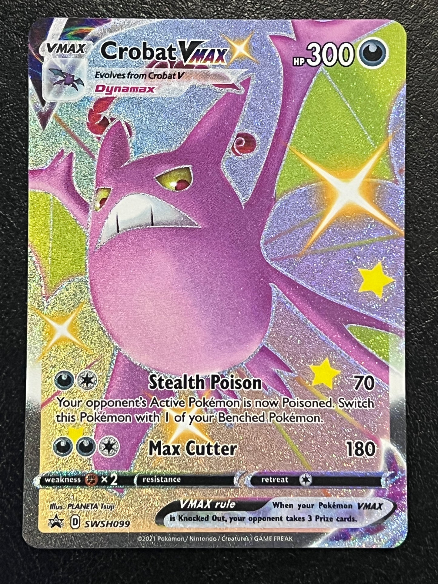 SWSH099 Crobat VMax - Black Star Promo
