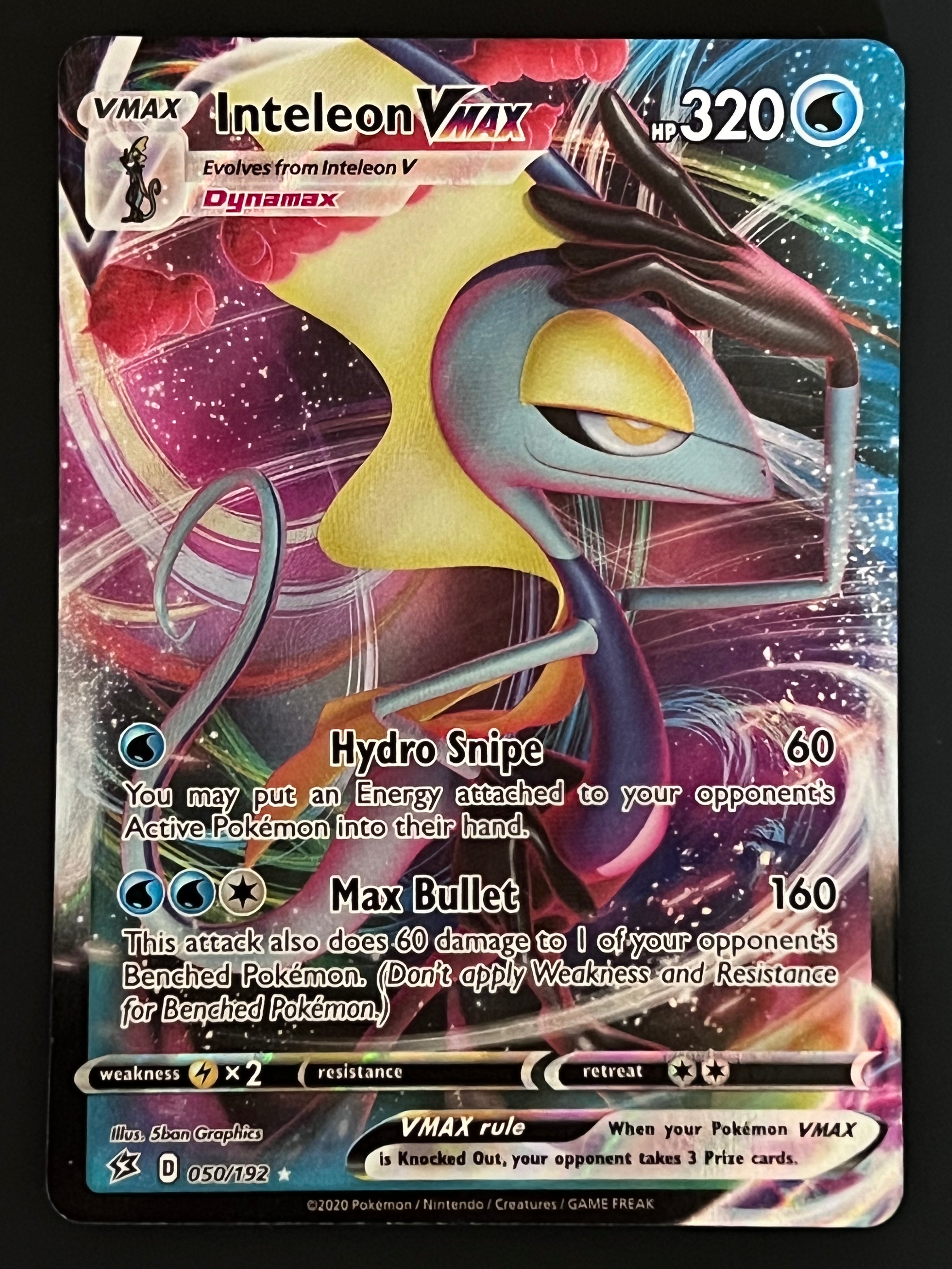 050/192 Inteleon VMax - Pokmon Rebel Clash Ultra Rare Jarvvos 050/192 Inteleon VMax - Pokmon Rebel Clash Ultra Rare Jarvvos