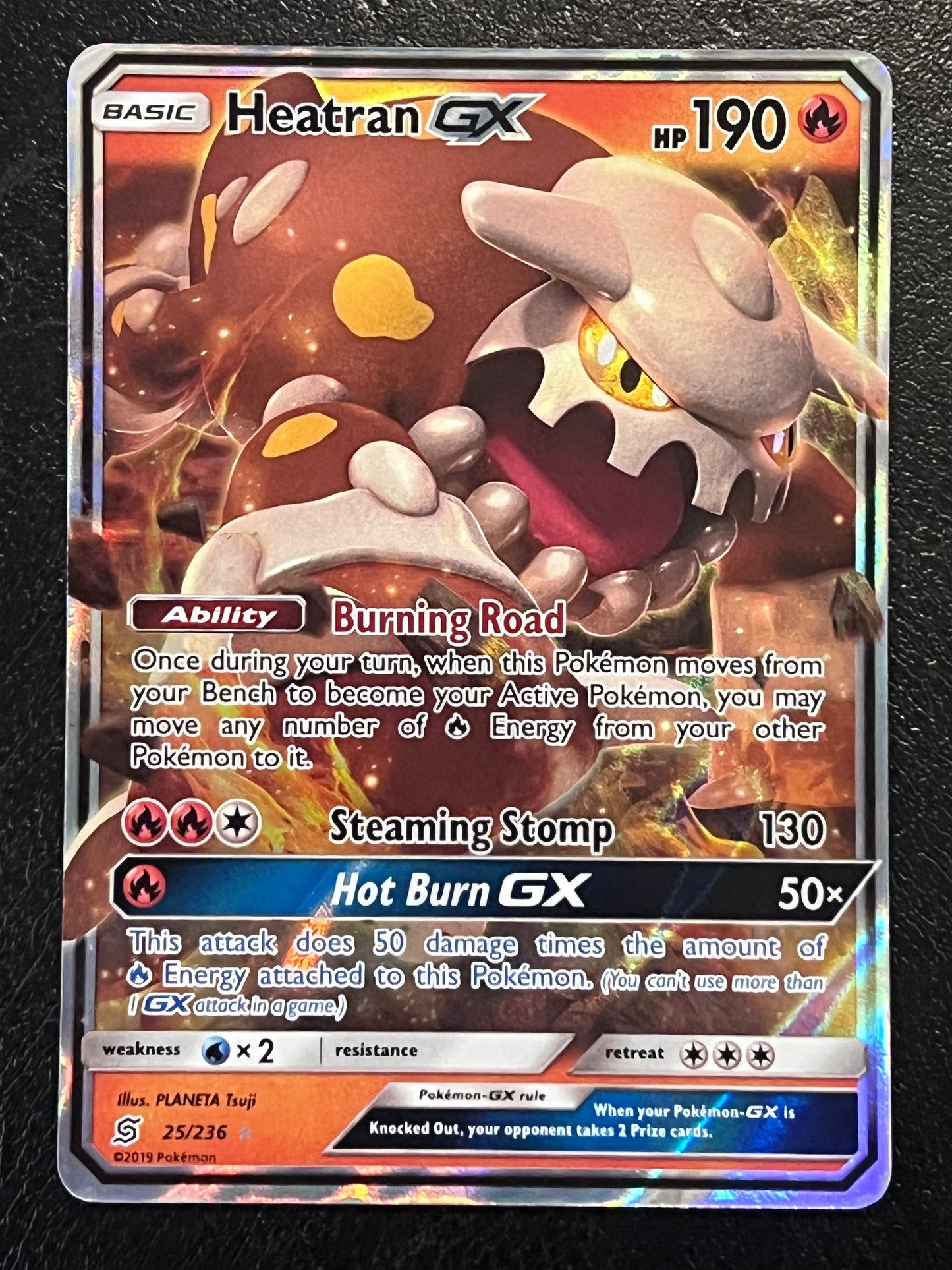 025/236 Heatran Gx - Pokémon Unified Minds Ultra Rare