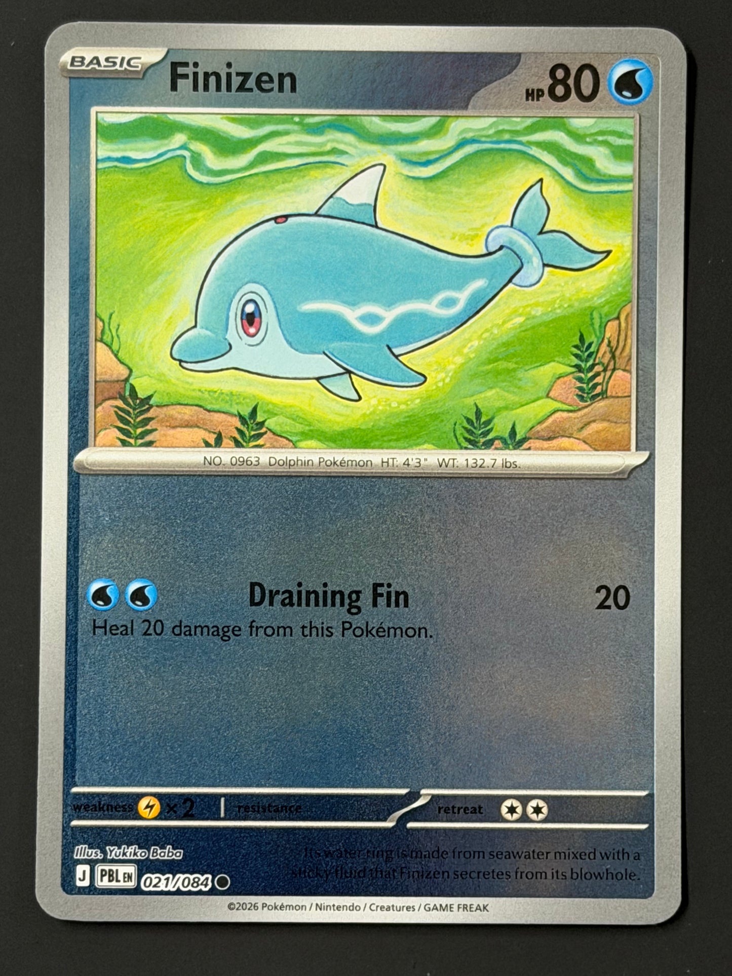 021/084 Finizen - Pokémon Pitch Black Common Reverse