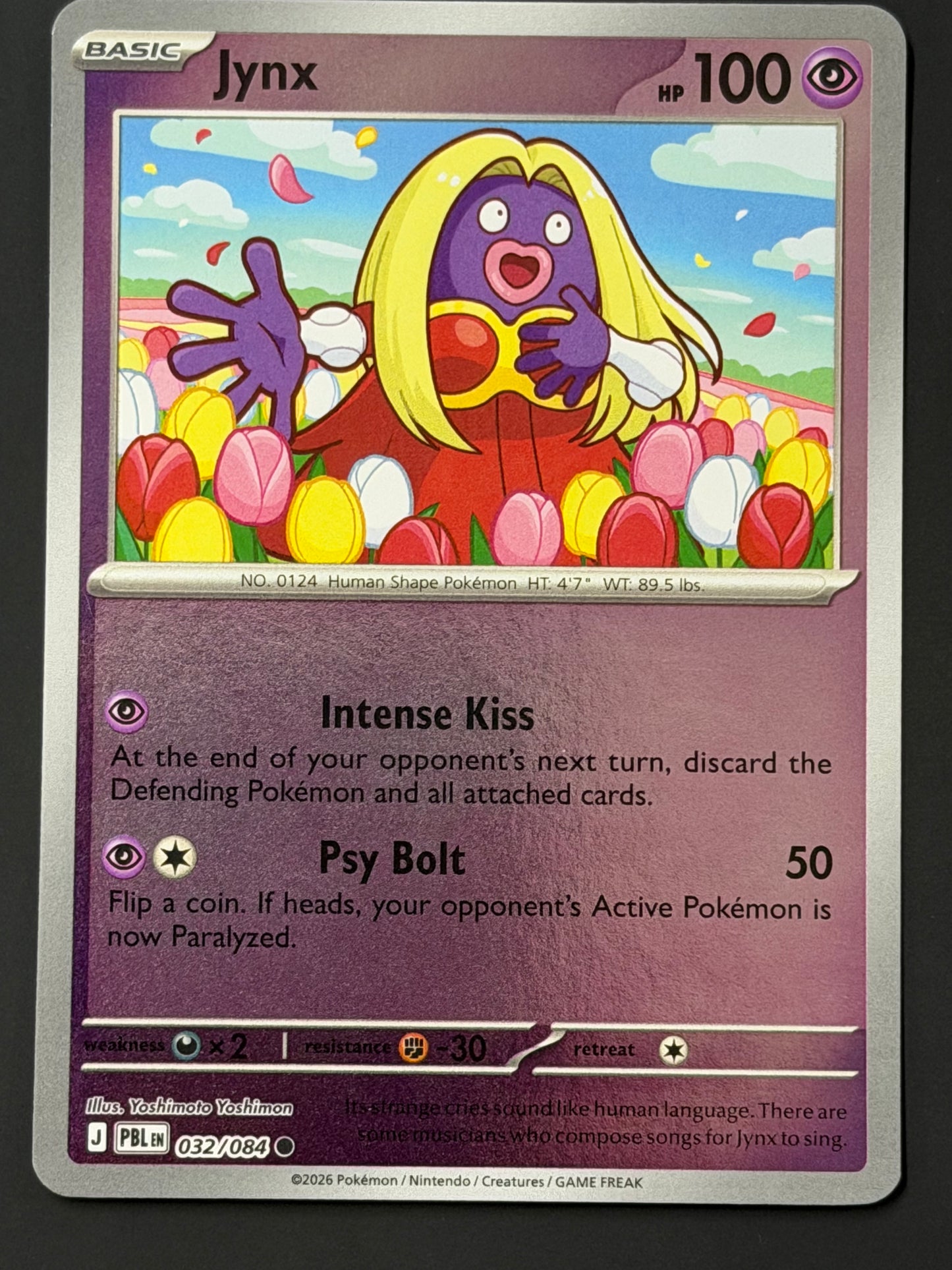 032/084 Jynx - Pokémon Pitch Black Common Reverse