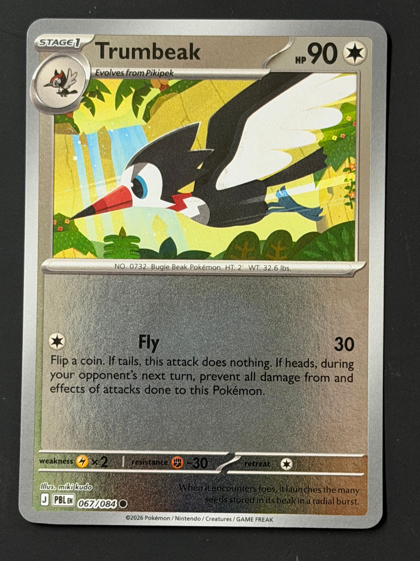 067/084 Trumbeak - Pokémon Pitch Black Common Reverse
