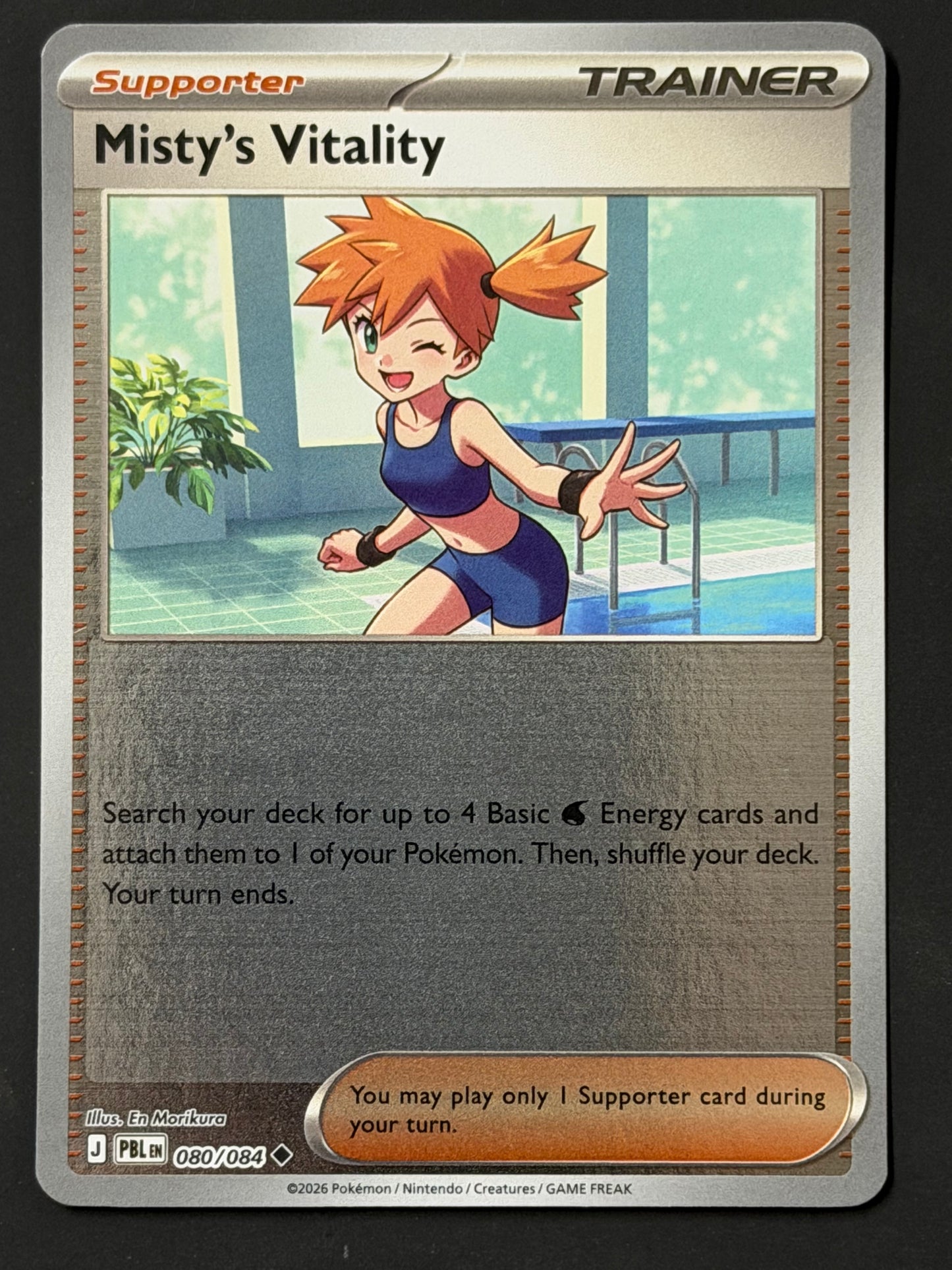 080/084 Misty’s Vitality - Pokémon Pitch Black Uncommon Reverse