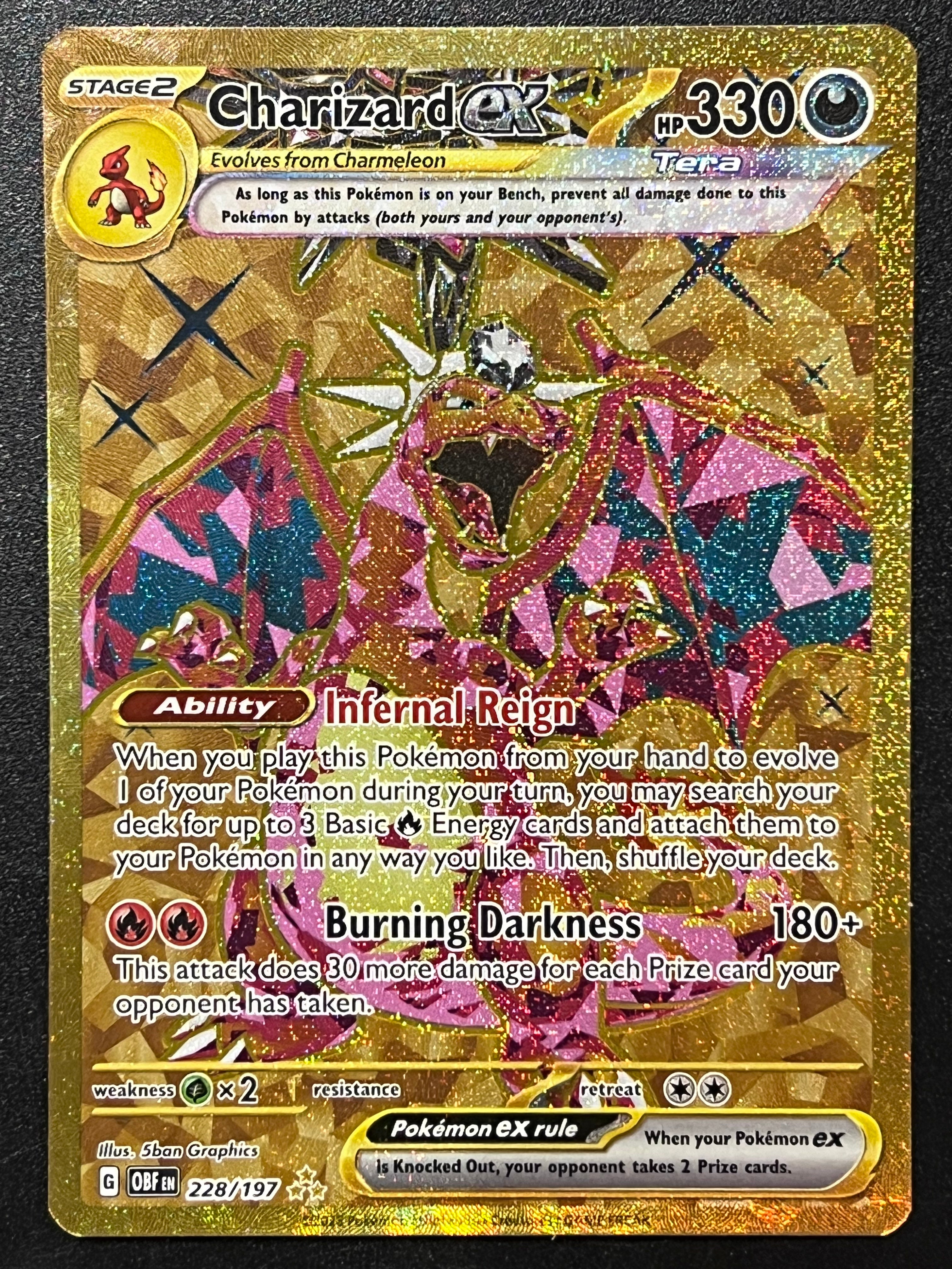 228/197 Charizard ex - Pokmon Obsidian Flames Hyper Rare Jarvvos 228/197 Charizard ex - Pokmon Obsidian Flames Hyper Rare Jarvvos