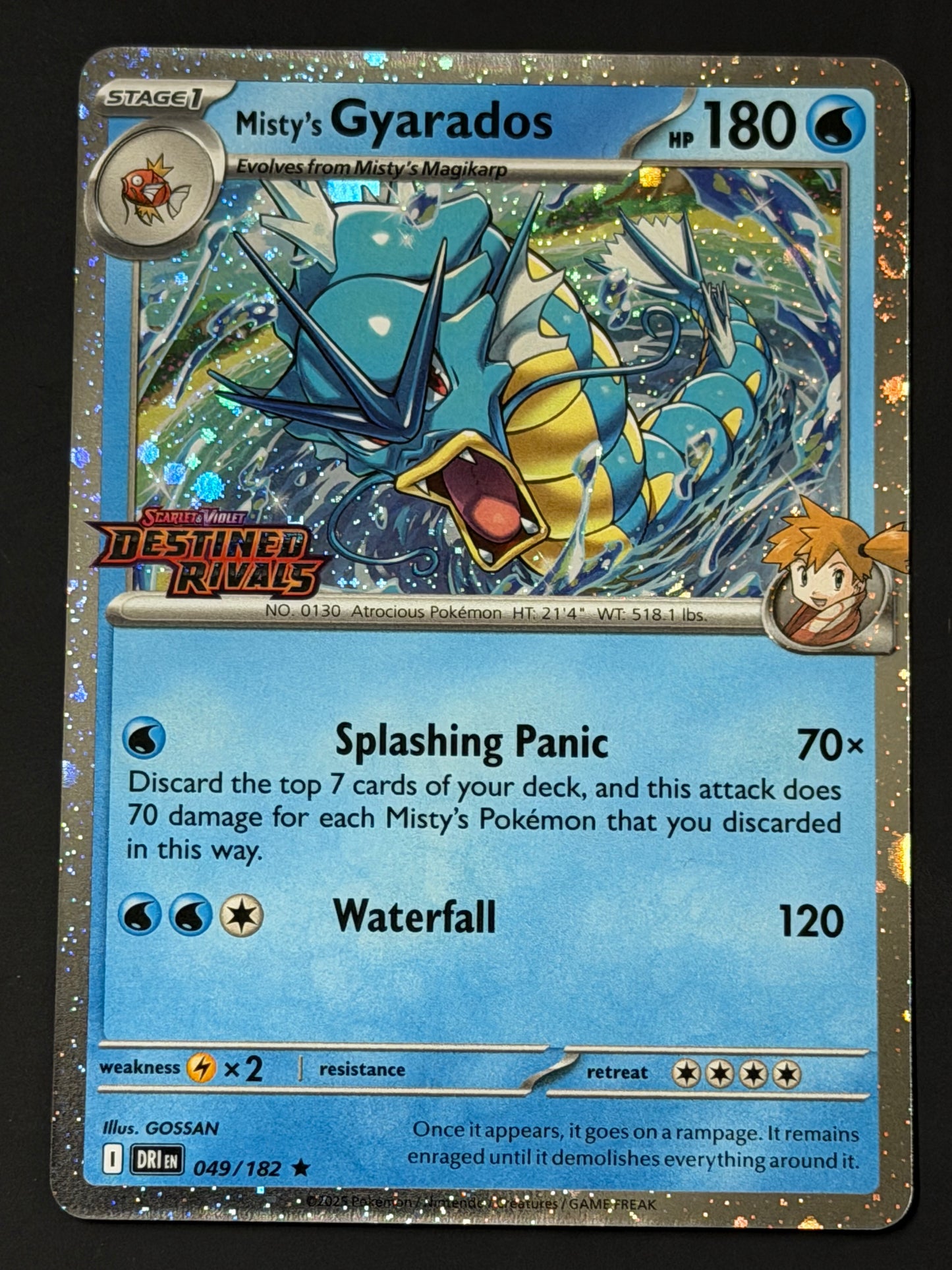049/182 Misty’s Gyarados (STAMPED) - Destined Rivals Promo