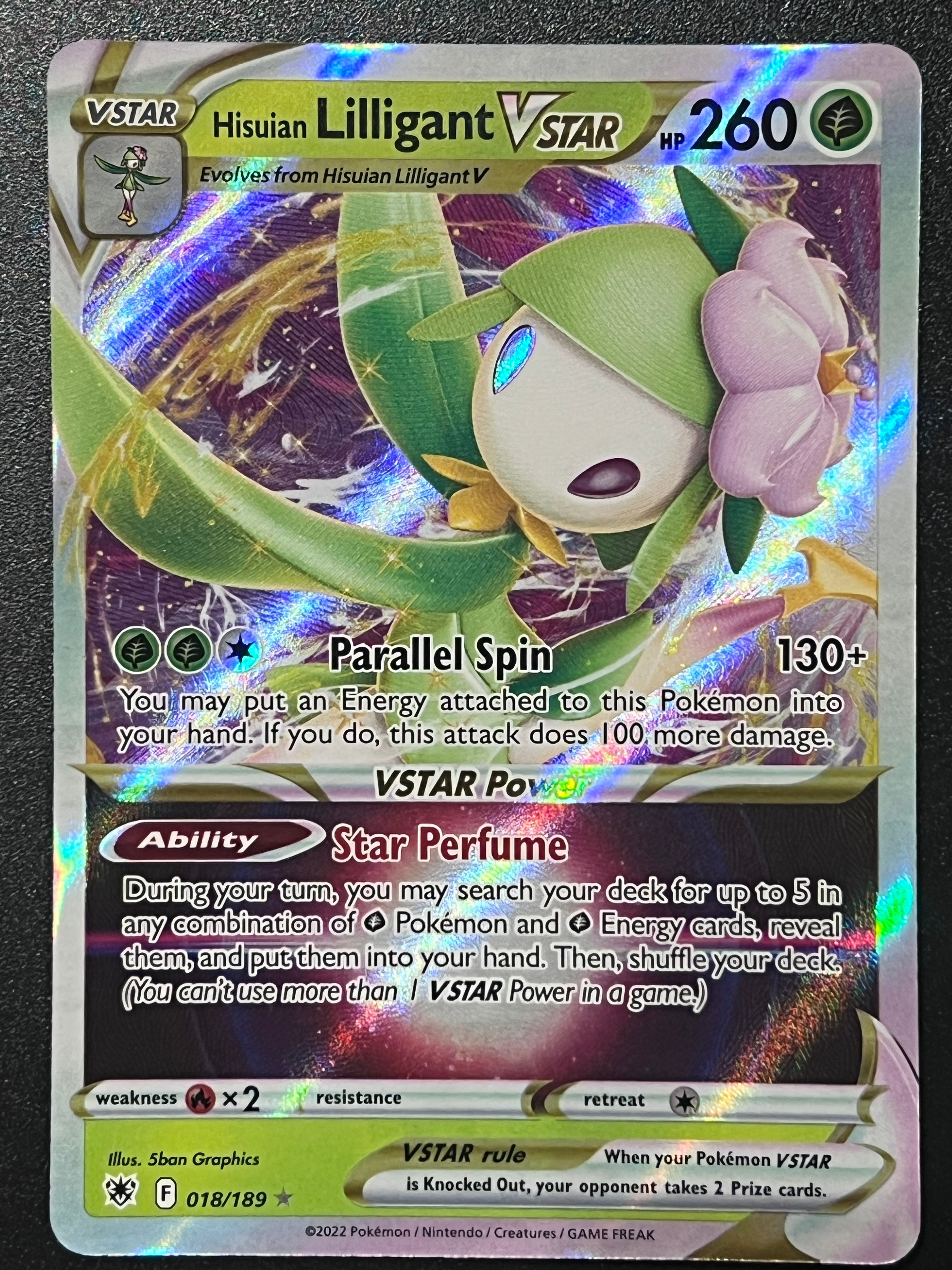 Hisuian Lilligant VStar - 018/189 Astral Radiance Rare Holo Jarvvos Hisuian Lilligant VStar - 018/189 Astral Radiance Rare Holo Jarvvos