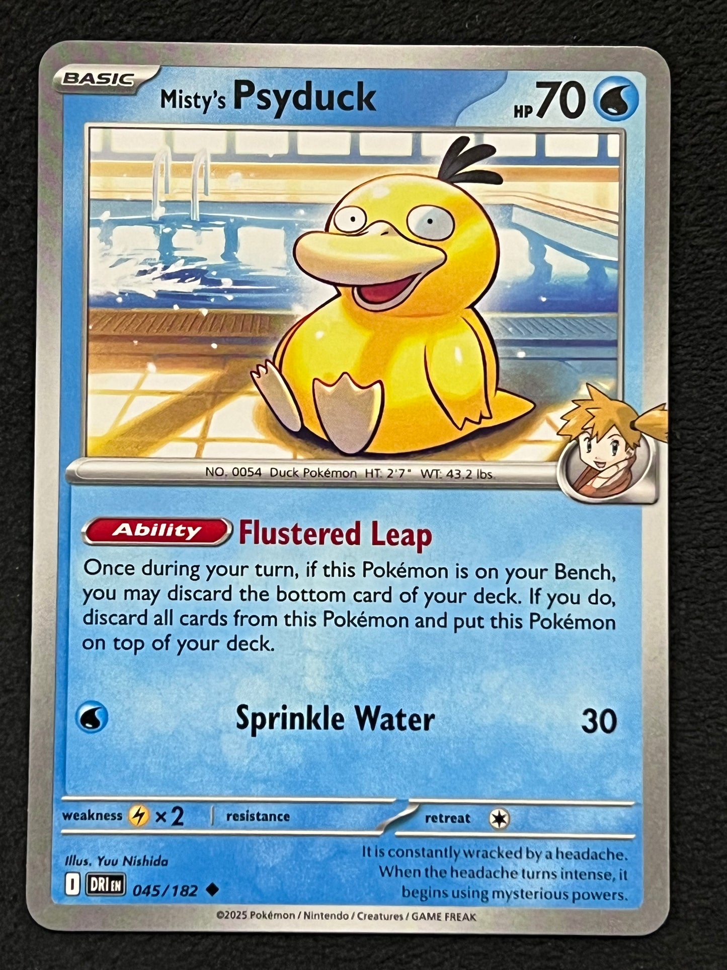 045/182 Misty’s Psyduck - Pokémon Destined Rivals Uncommon