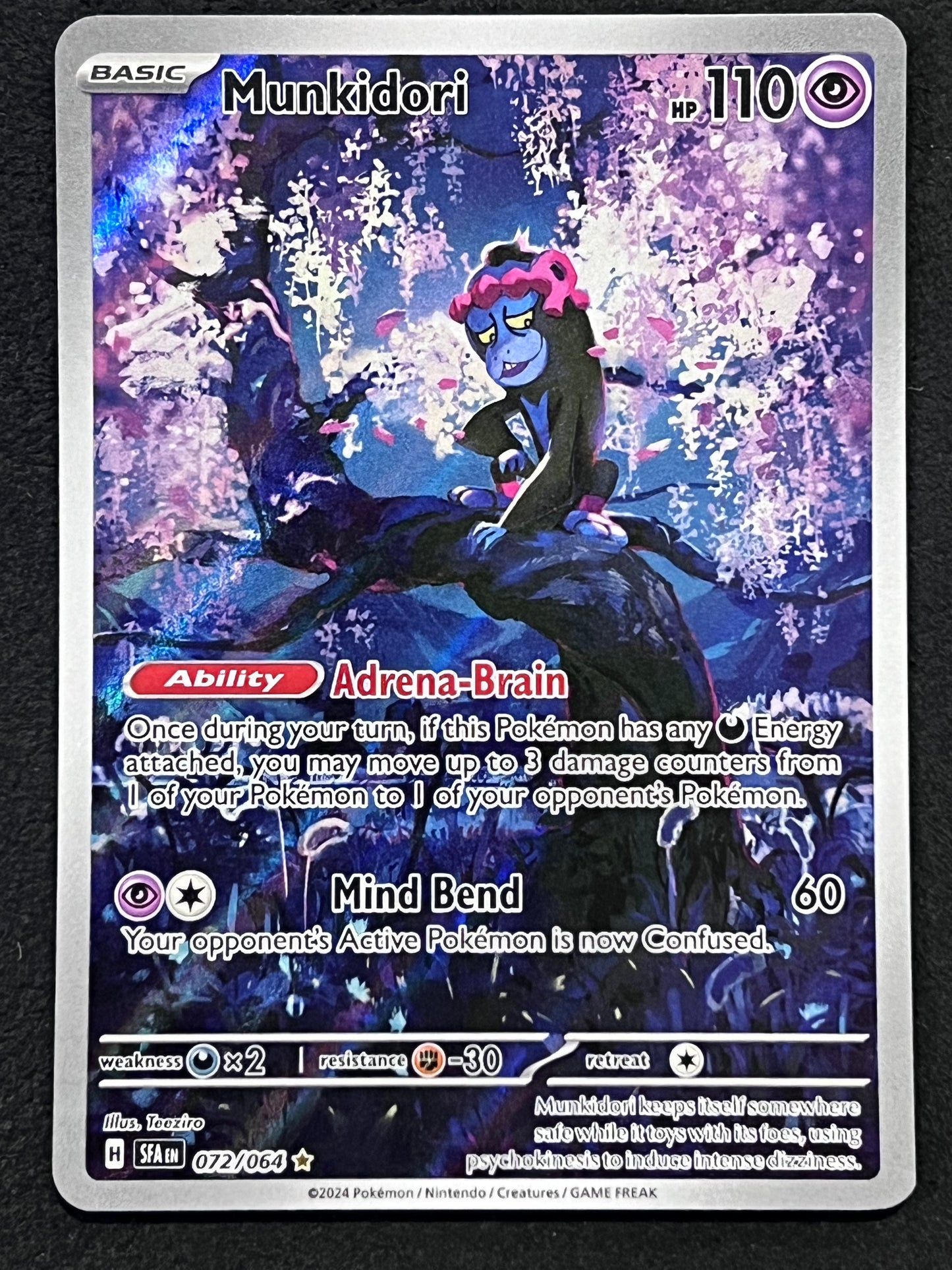 072/064 Munkidori - Pokémon Shrouded Fable Illustration Rare