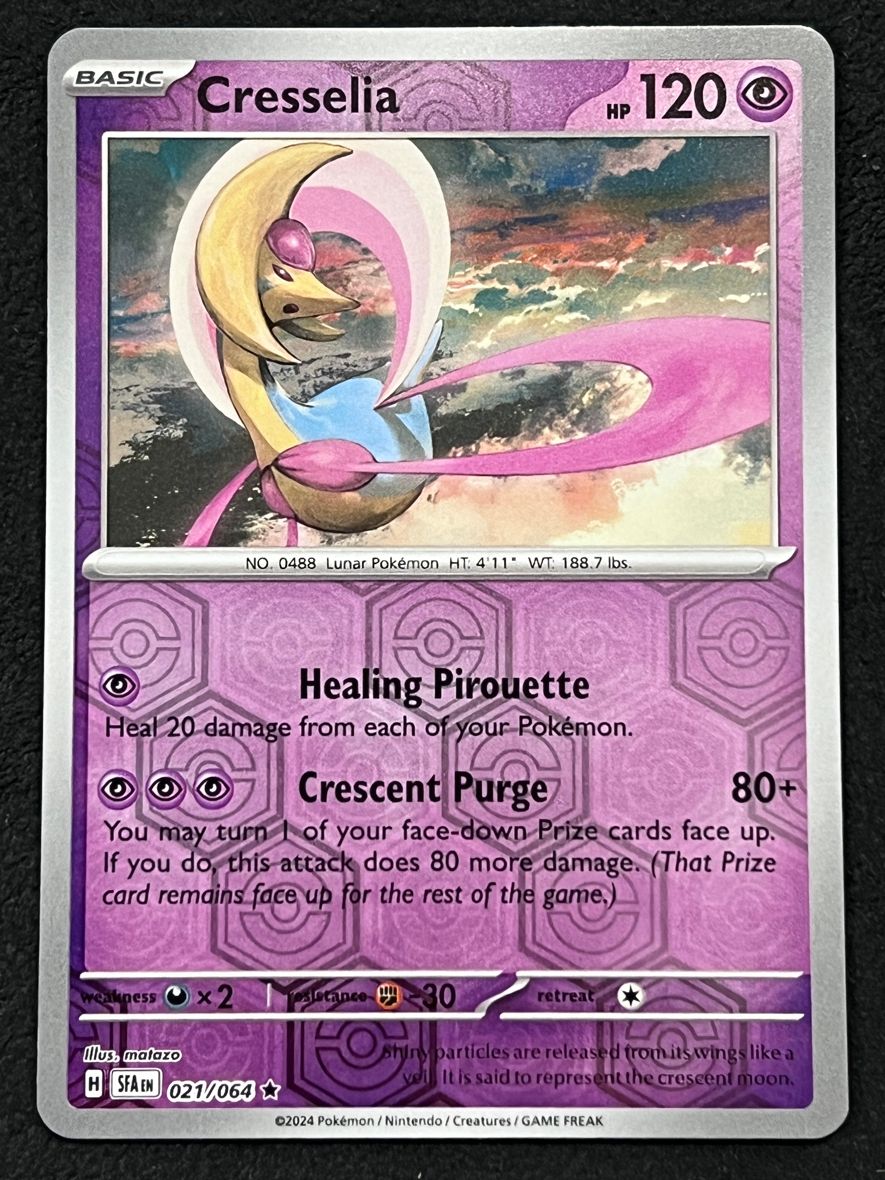 cresselia pokemon cards 021/064 Cresselia
