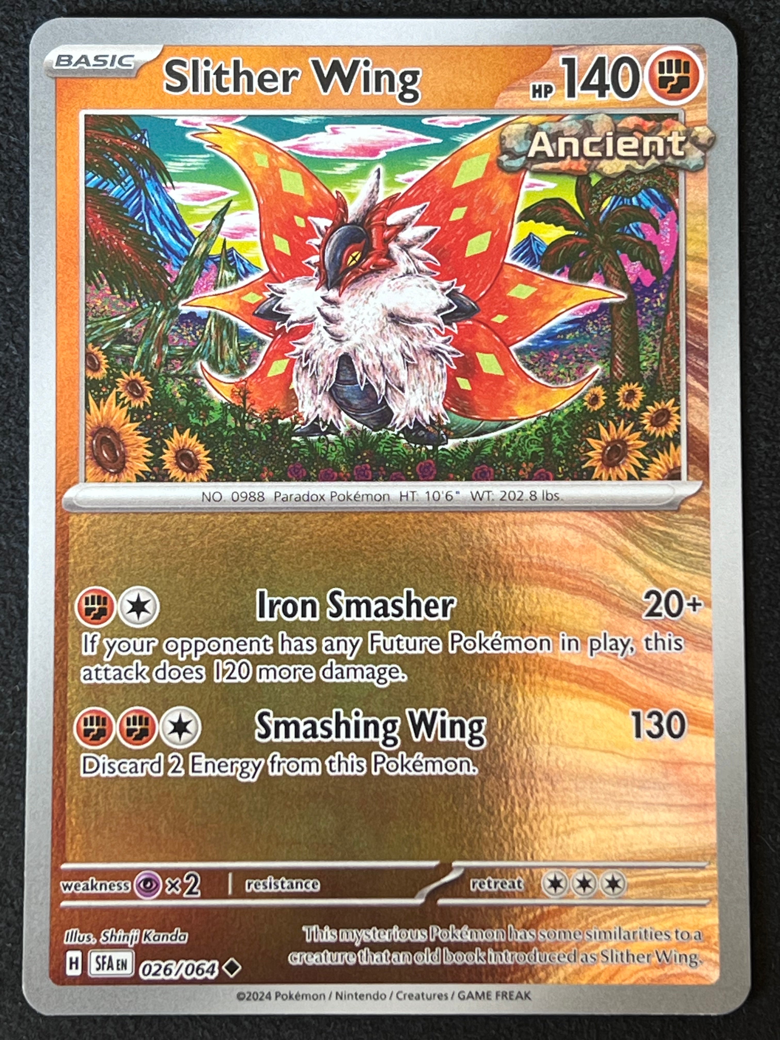 026/064 Slither Wing - Pokmon Shrouded Fable Uncommon Reverse Jarvvos 026/064 Slither Wing - Pokmon Shrouded Fable Uncommon Reverse Jarvvos