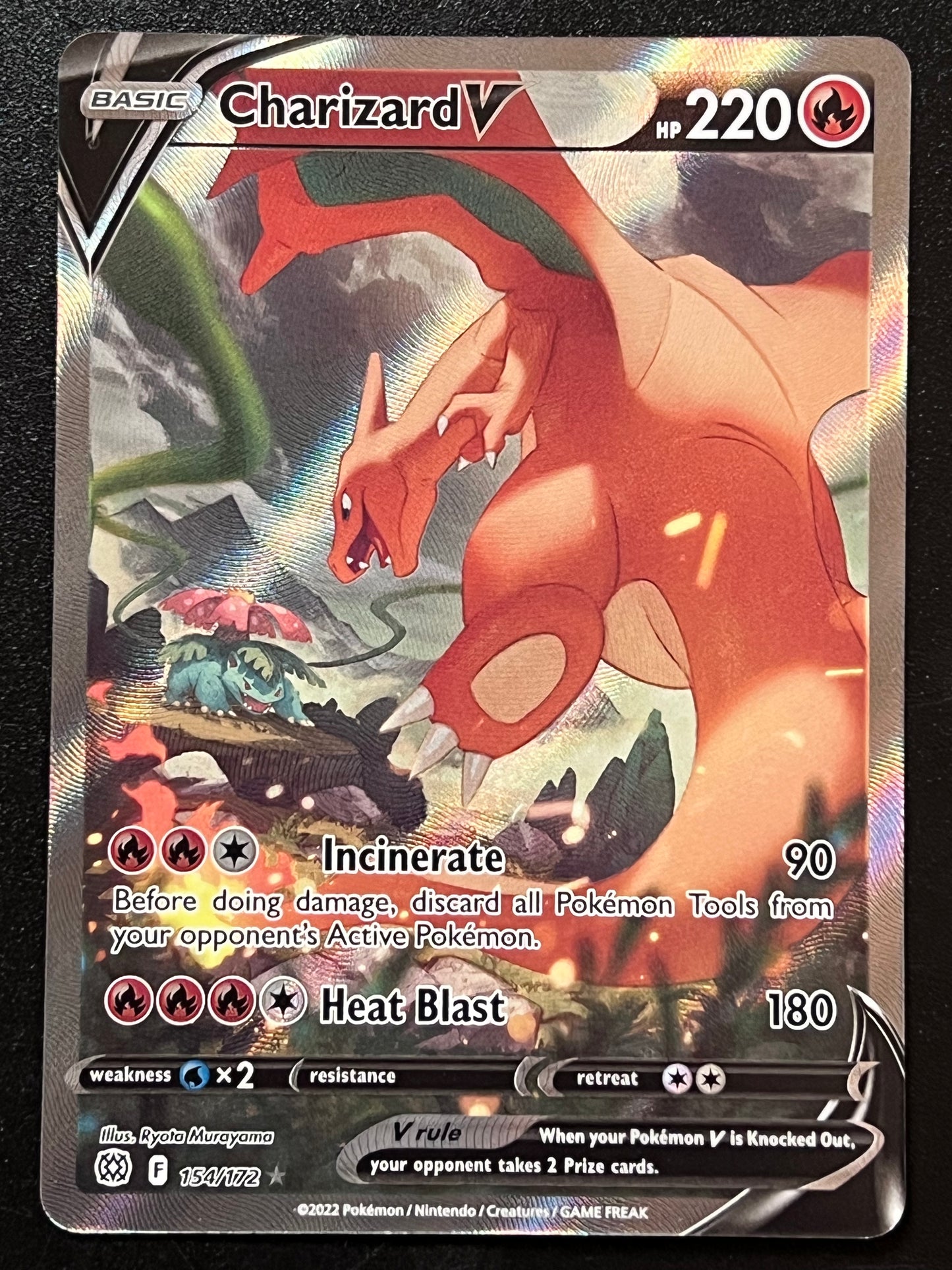 154/172 Charizard V - Pokémon Brilliant Stars Alternate Full Art