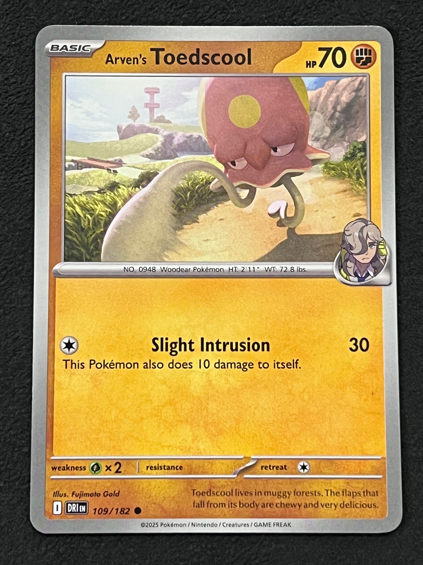 109/182 Arven’s Toedscool - Pokémon Destined Rivals Common