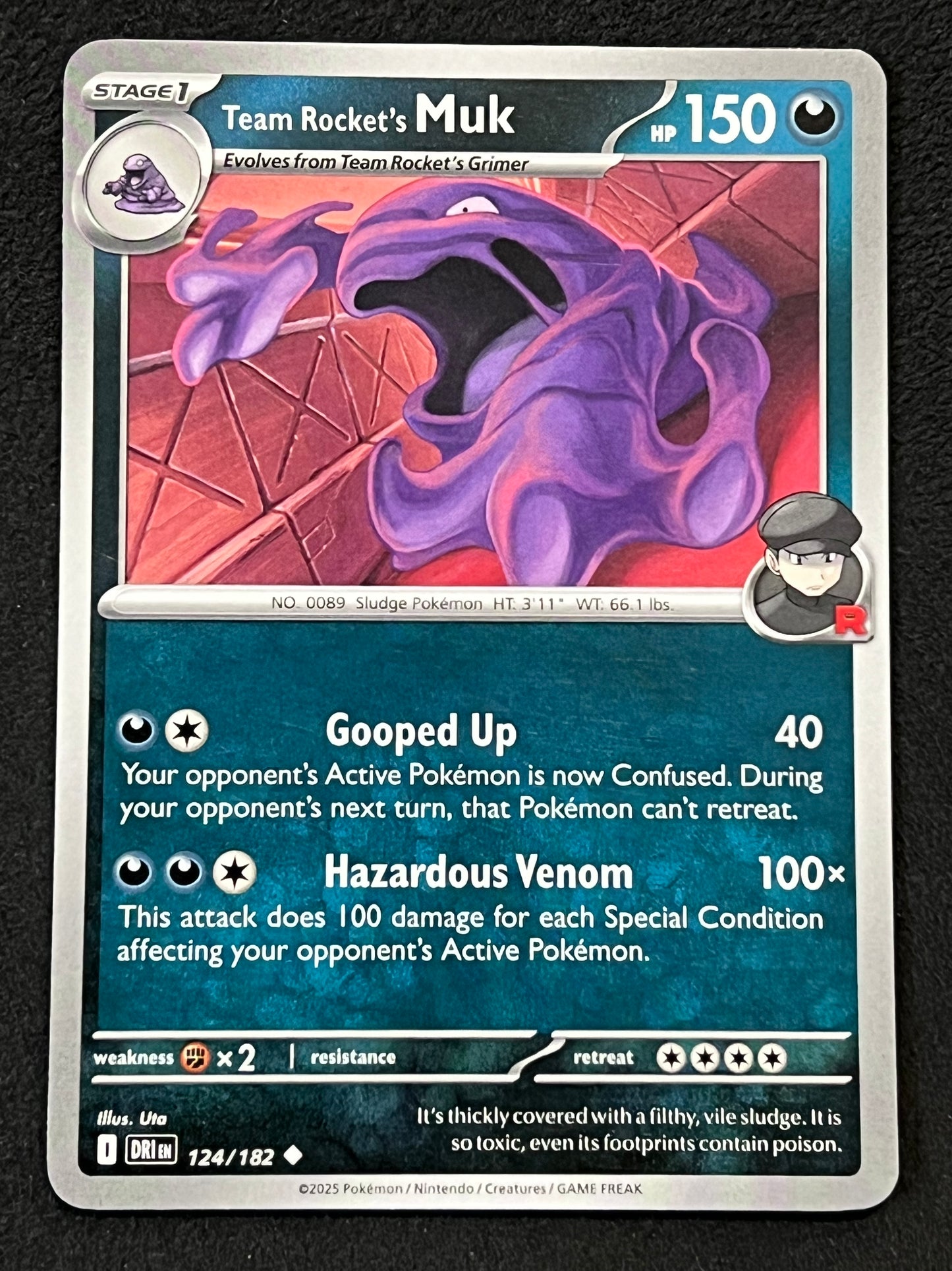 124/182 Team Rocket’s Muk - Pokémon Destined Rivals Uncommon