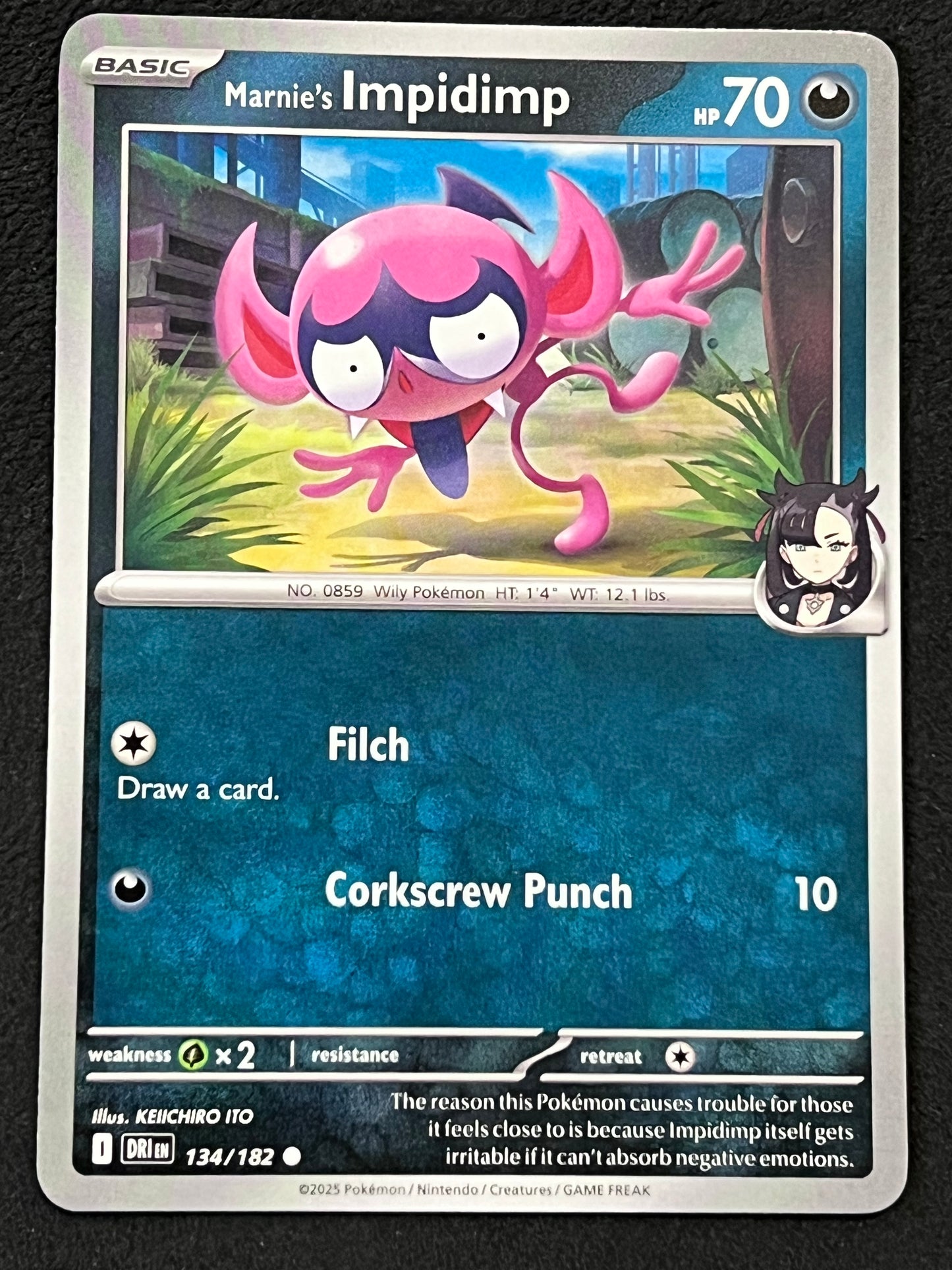 134/182 Marnie’s Impidimp - Pokémon Destined Rivals Common