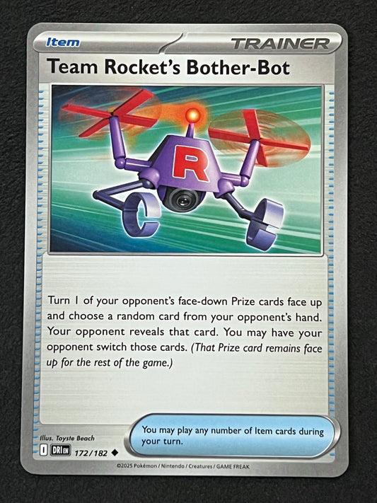 172/182 Team Rocket’s Bother-Bot - Pokémon Destined Rivals Uncommon