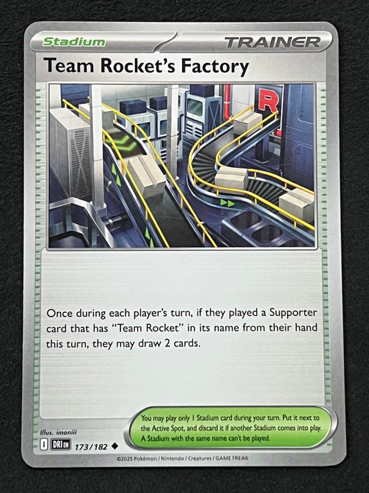 173/182 Team Rocket’s Factory - Pokémon Destined Rivals Uncommon
