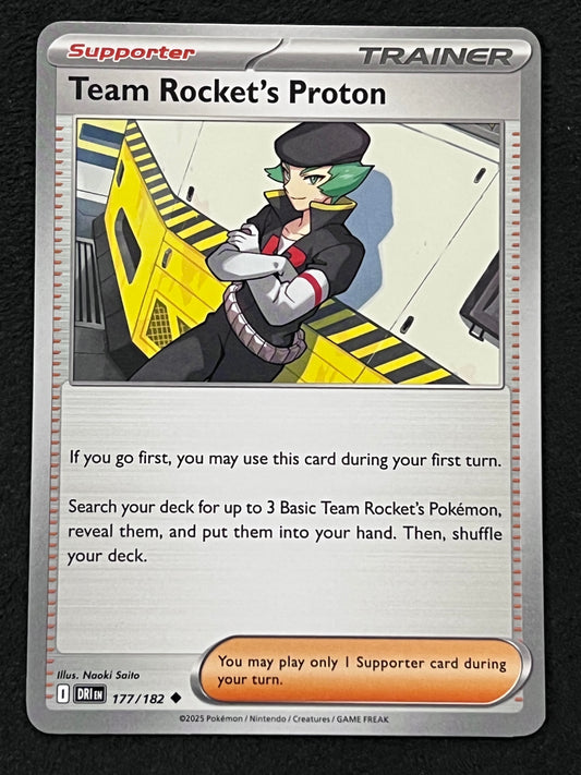 177/182 Team Rocket’s Proton - Pokémon Destined Rivals Uncommon