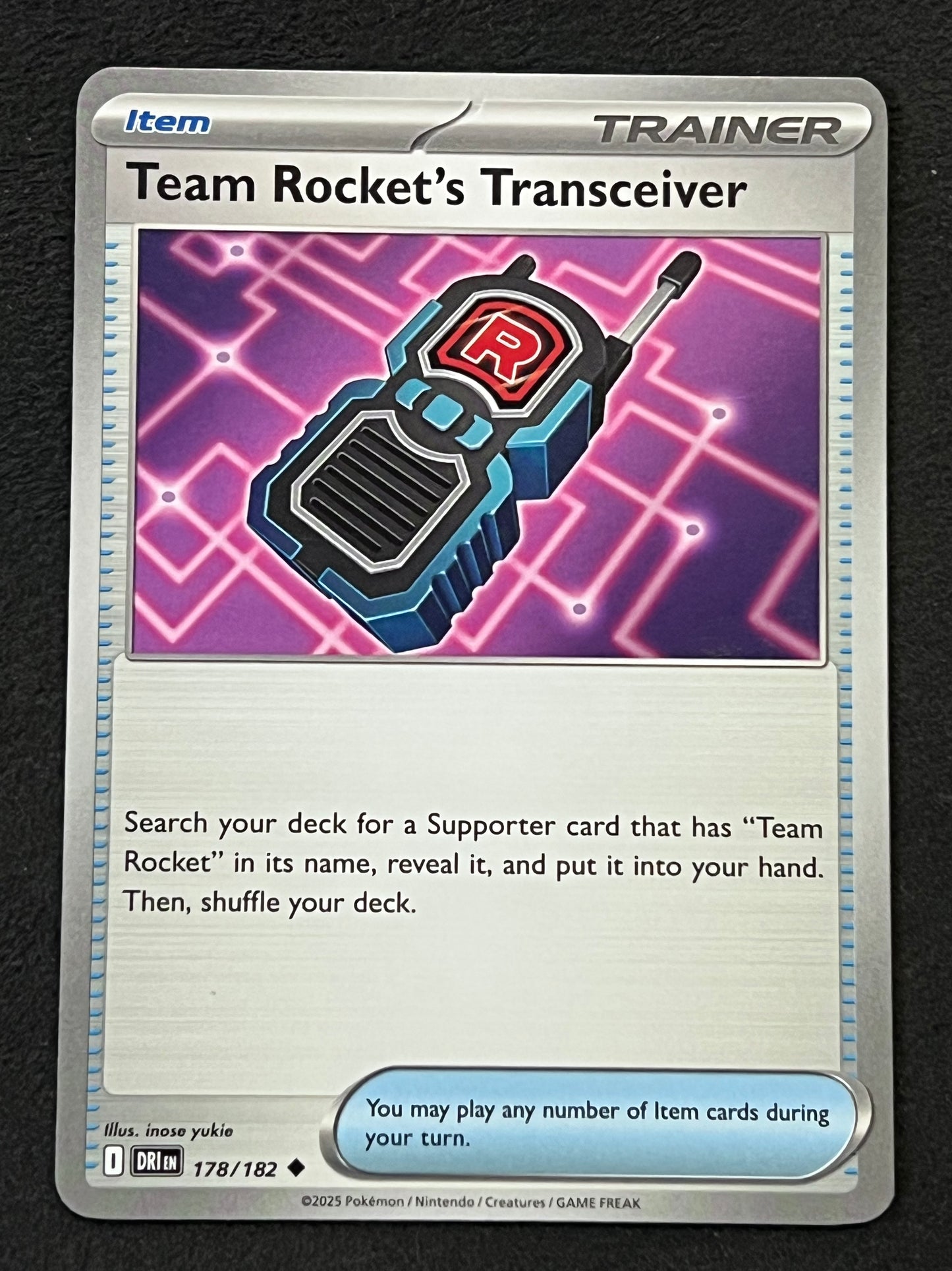 178/182 Team Rocket’s Transceiver - Pokémon Destined Rivals Uncommon