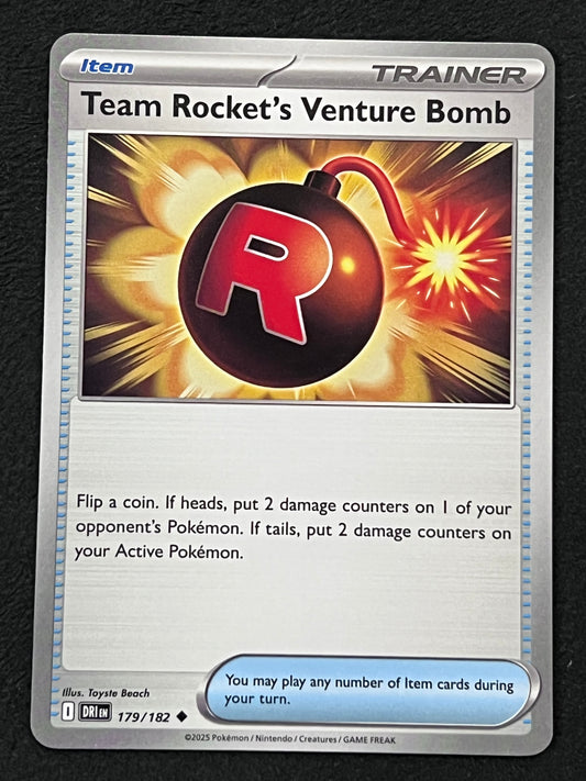 179/182 Team Rocket’s Venture Bomb - Pokémon Destined Rivals Uncommon
