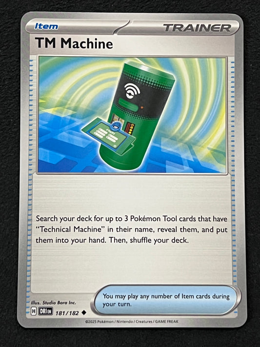 181/182 TM Machine - Pokémon Destined Rivals Uncommon