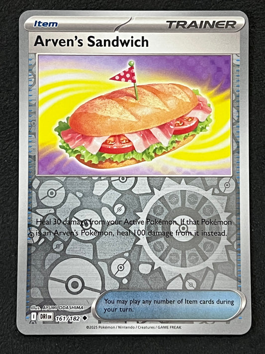 161/182 Arven’s Sandwich - Pokémon Destined Rivals Uncommon Reverse