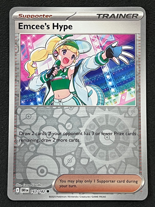163/182 Emcee’s Hype - Pokémon Destined Rivals Common Reverse