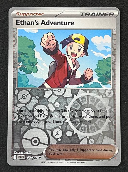 165/182 Ethan’s Adventure - Pokémon Destined Rivals Uncommon Reverse