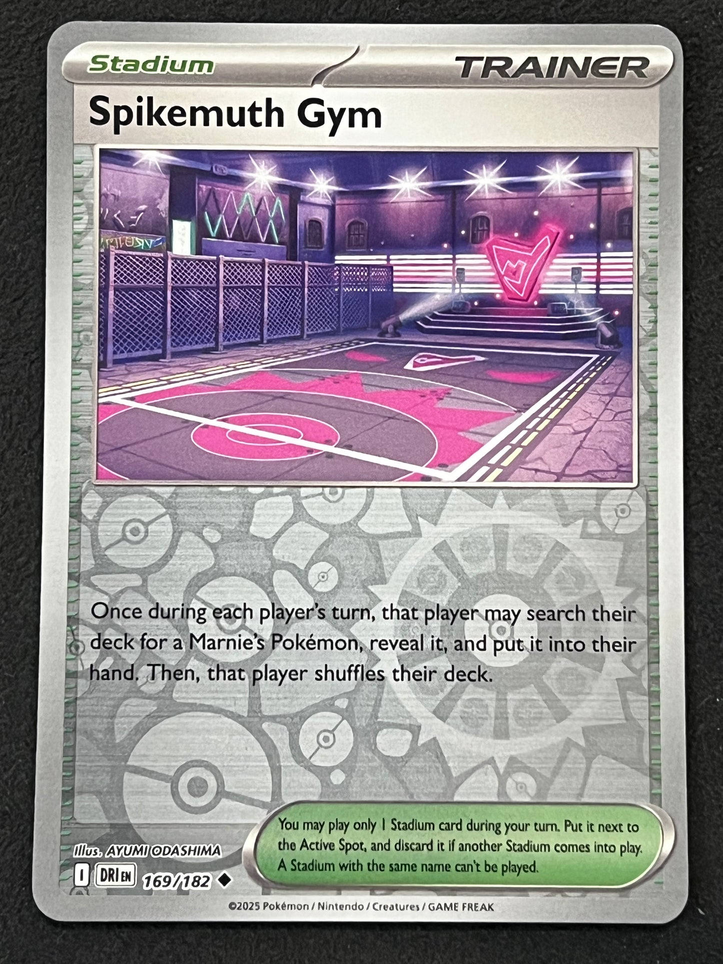 169/182 Spikemuth Gym - Pokémon Destined Rivals Uncommon Reverse