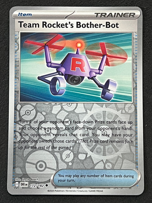 172/182 Team Rocket’s Bother-Bot - Pokémon Destined Rivals Uncommon Reverse