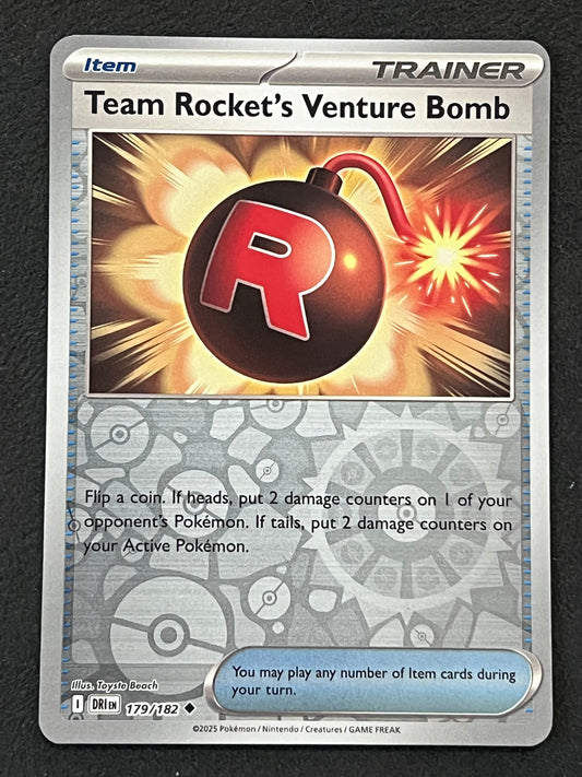 179/182 Team Rocket’s Venture Bomb - Pokémon Destined Rivals Uncommon Reverse