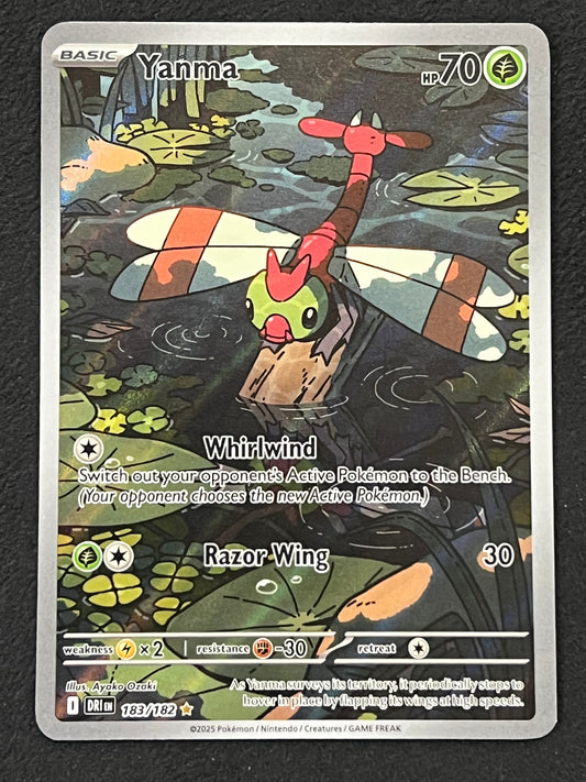 183/182 Yanma - Pokémon Destined Rivals Illustration Rare