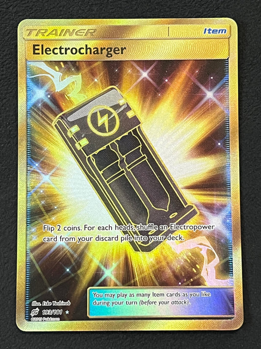 193/181 Electrocharger - Pokémon Team Up Gold Secret Rare