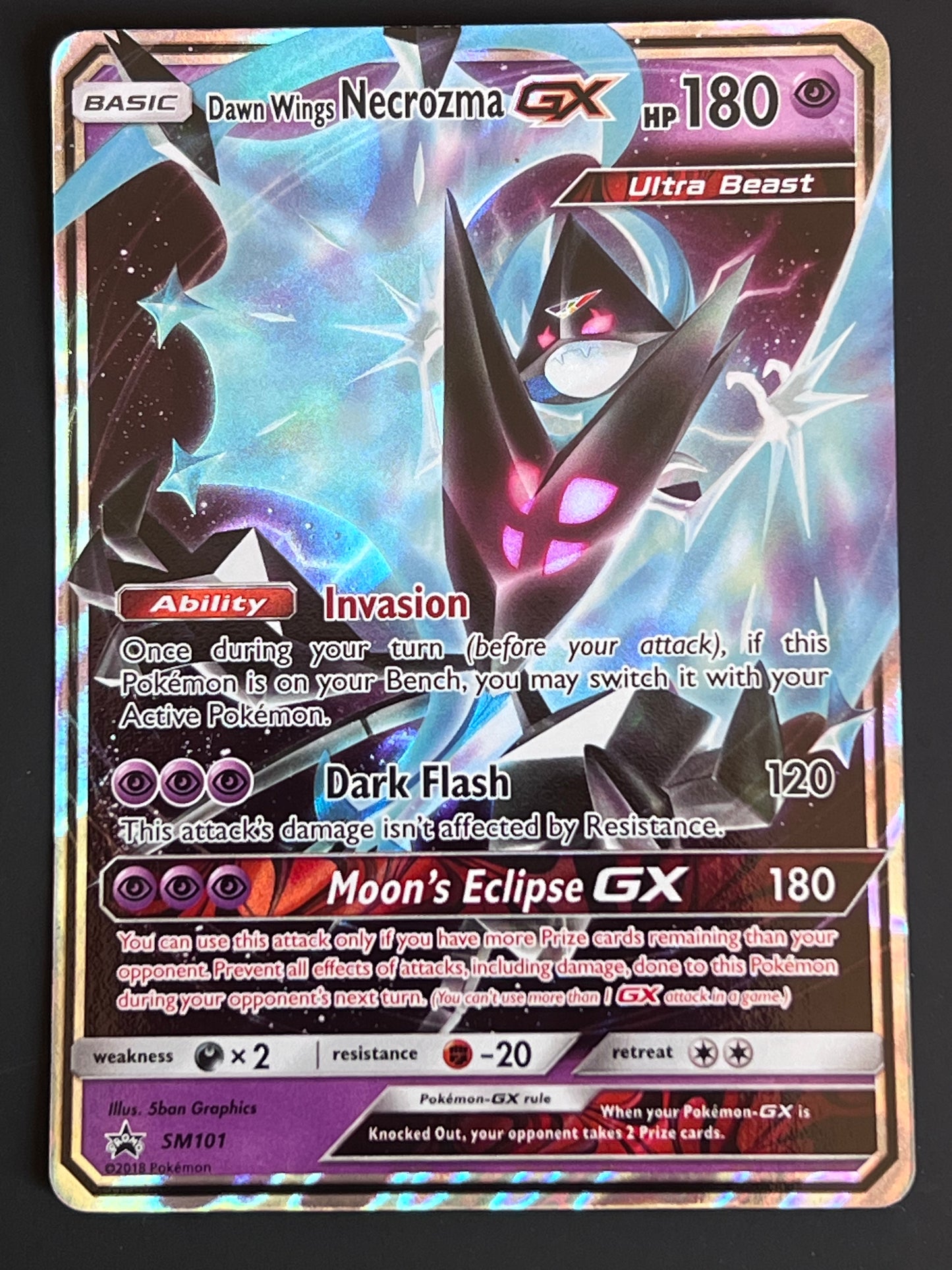 SM101 Dawn Wings Necrozma Gx - Pokémon Black Star Promo
