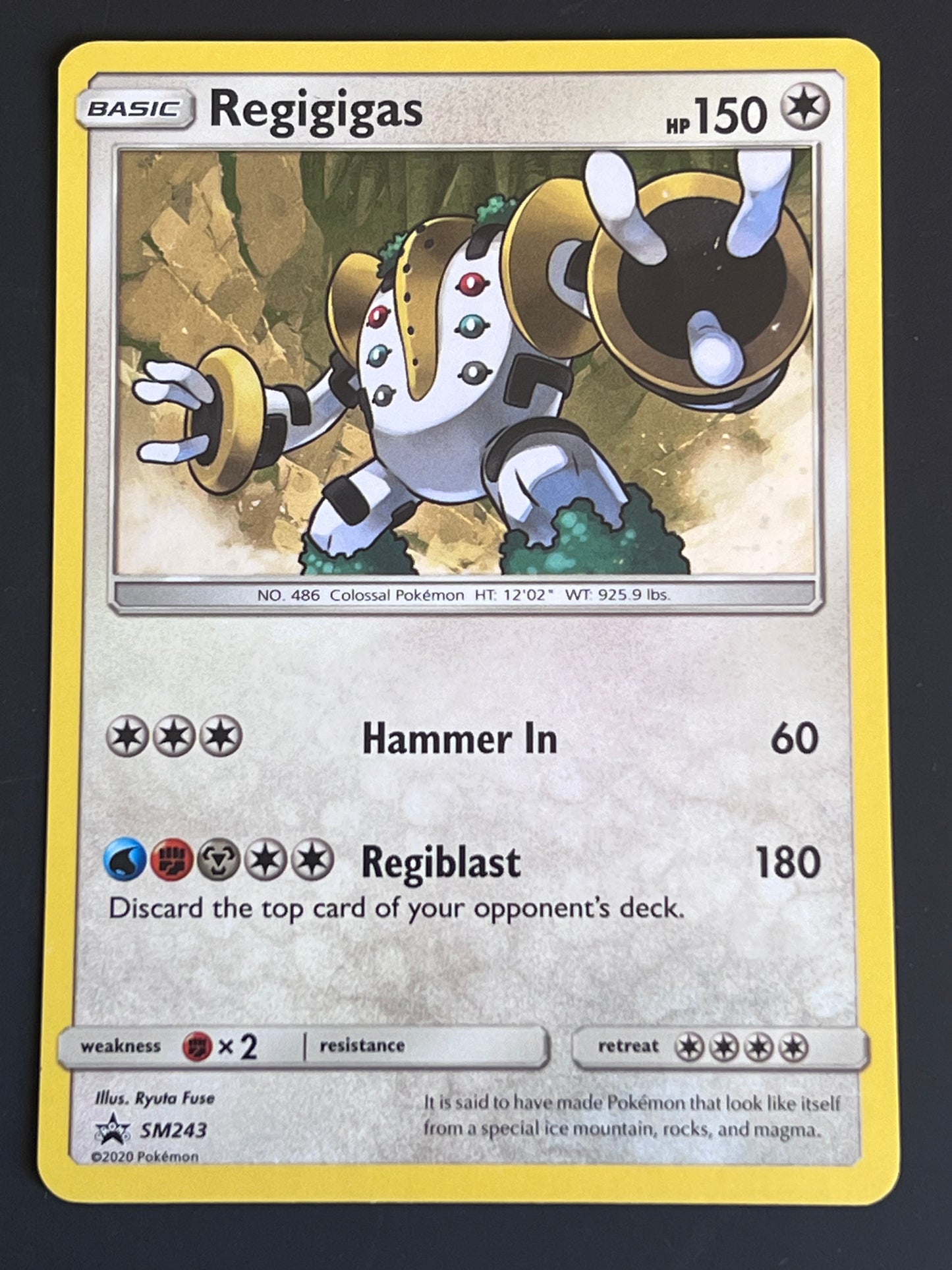 SM243 Regigigas - Pokémon Black Star Promo