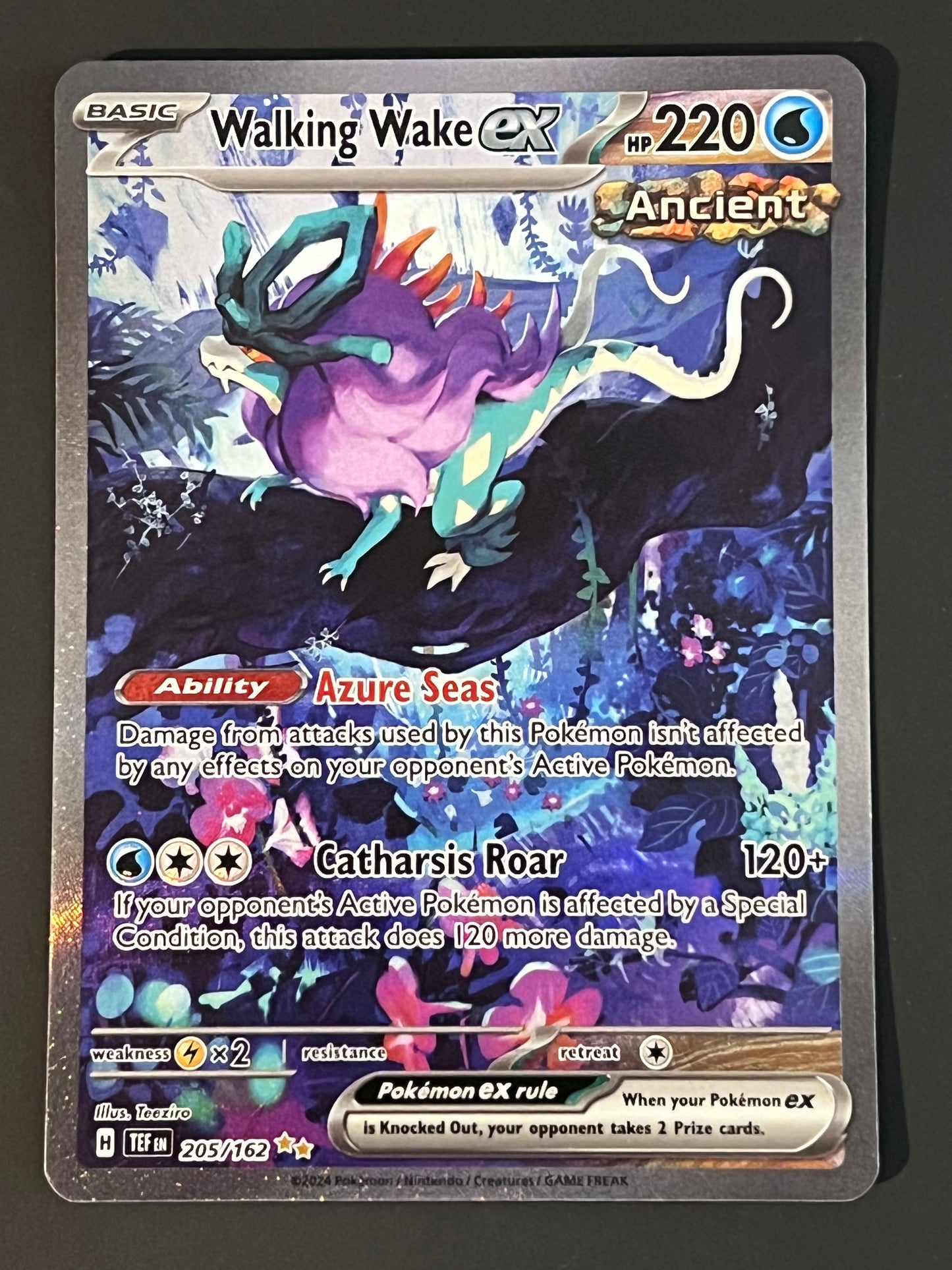205/162 Walking Wake Ex - Pokémon Temporal Forces Special Illustration Rare
