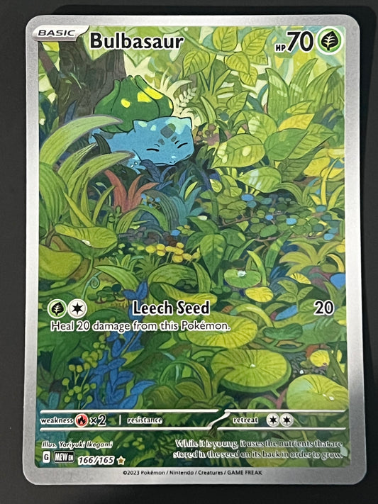 166/165 Bulbasaur - Pokémon 151 Illustration Rare