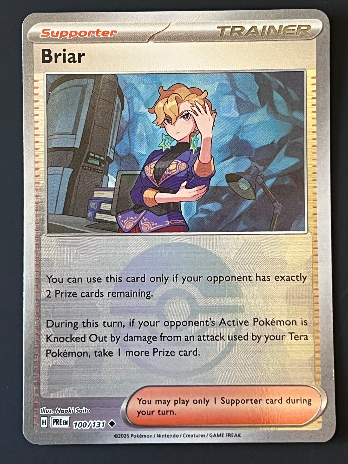 100/131 Briar - Pokémon Prismatic Evolutions Uncommon Reverse POKEBALL