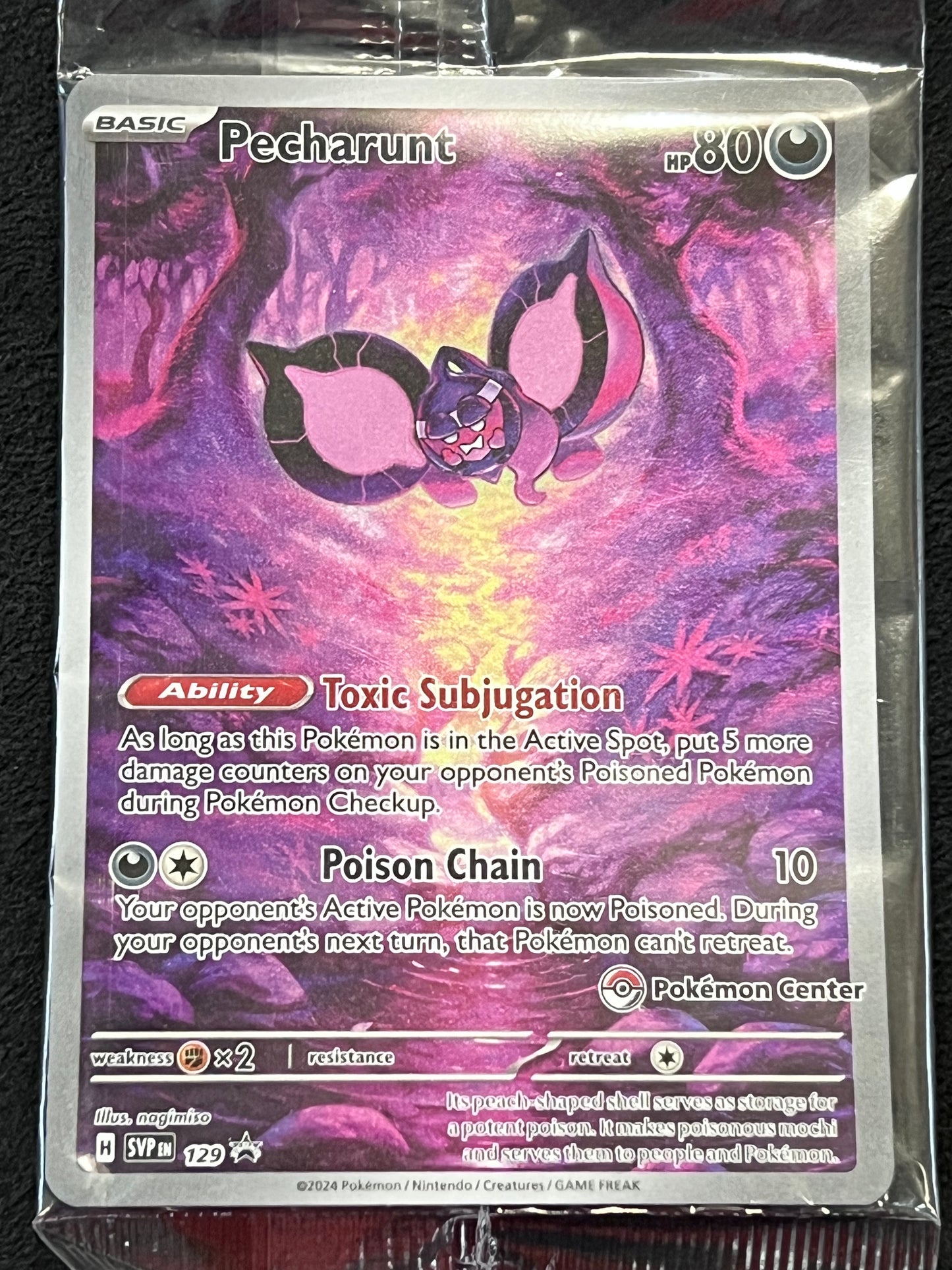 SVP129 Pecharunt (SEALED) - PC Stamped Black Star Promo