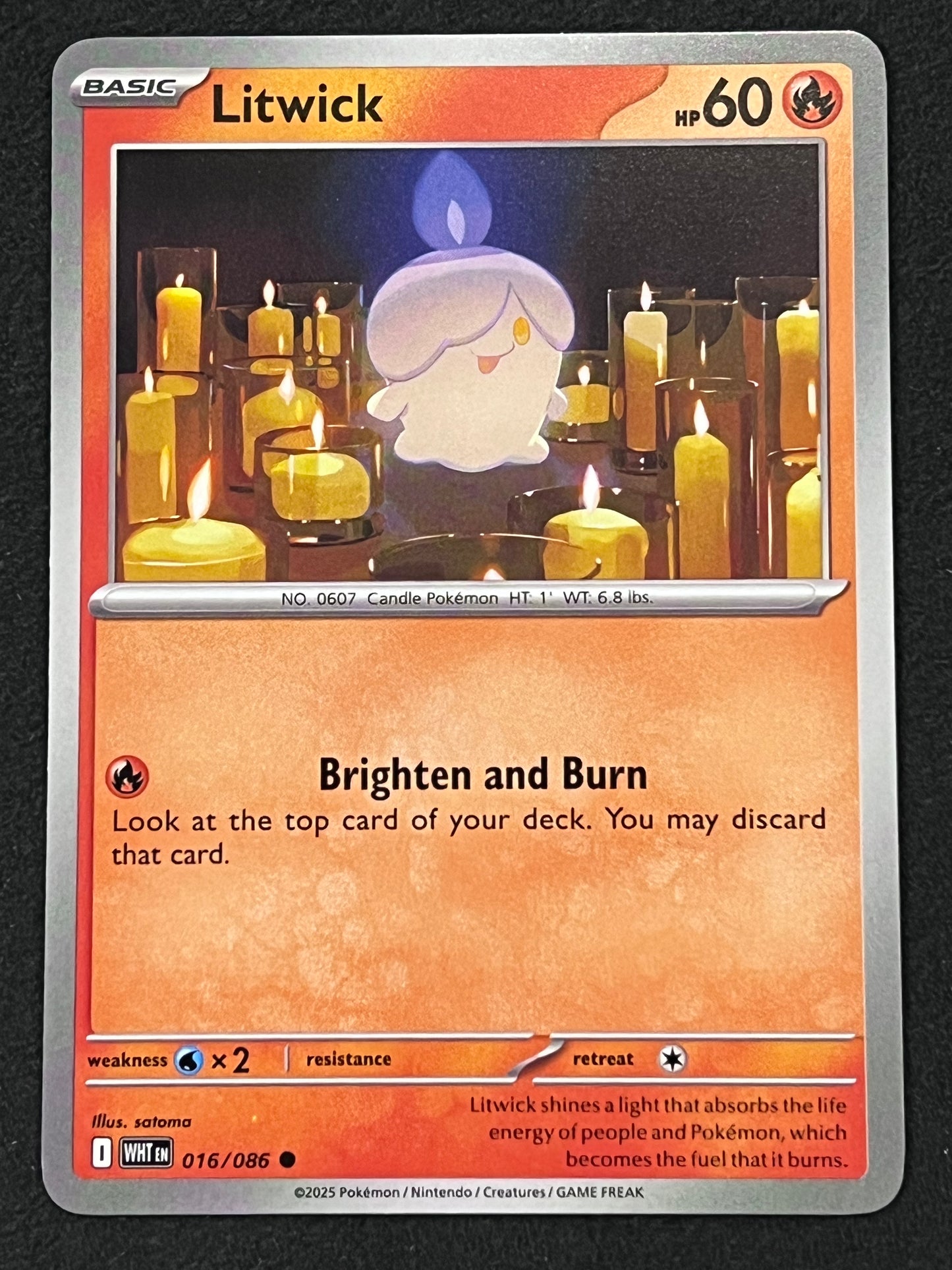 016/086 Litwick - Pokémon White Flare Common