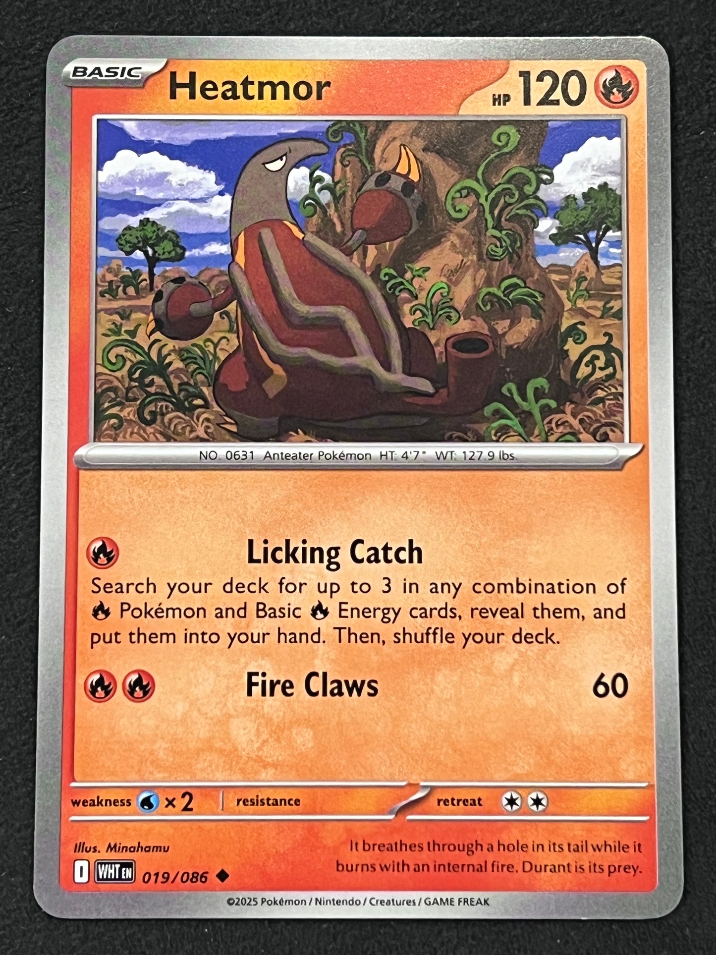 019/086 Heatmor - Pokémon White Flare Uncommon