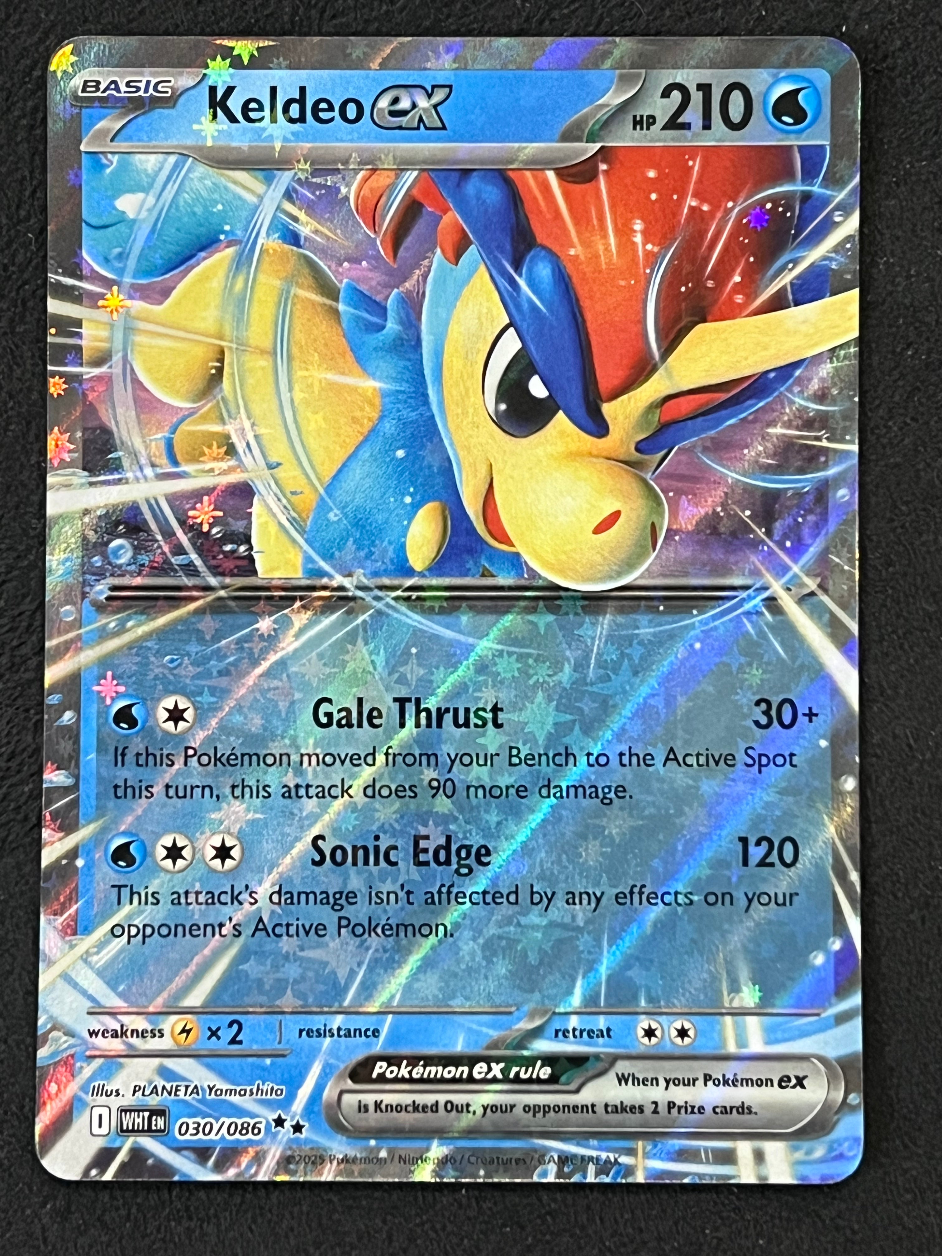 pokemon card keldeo 030/086 Keldeo Ex