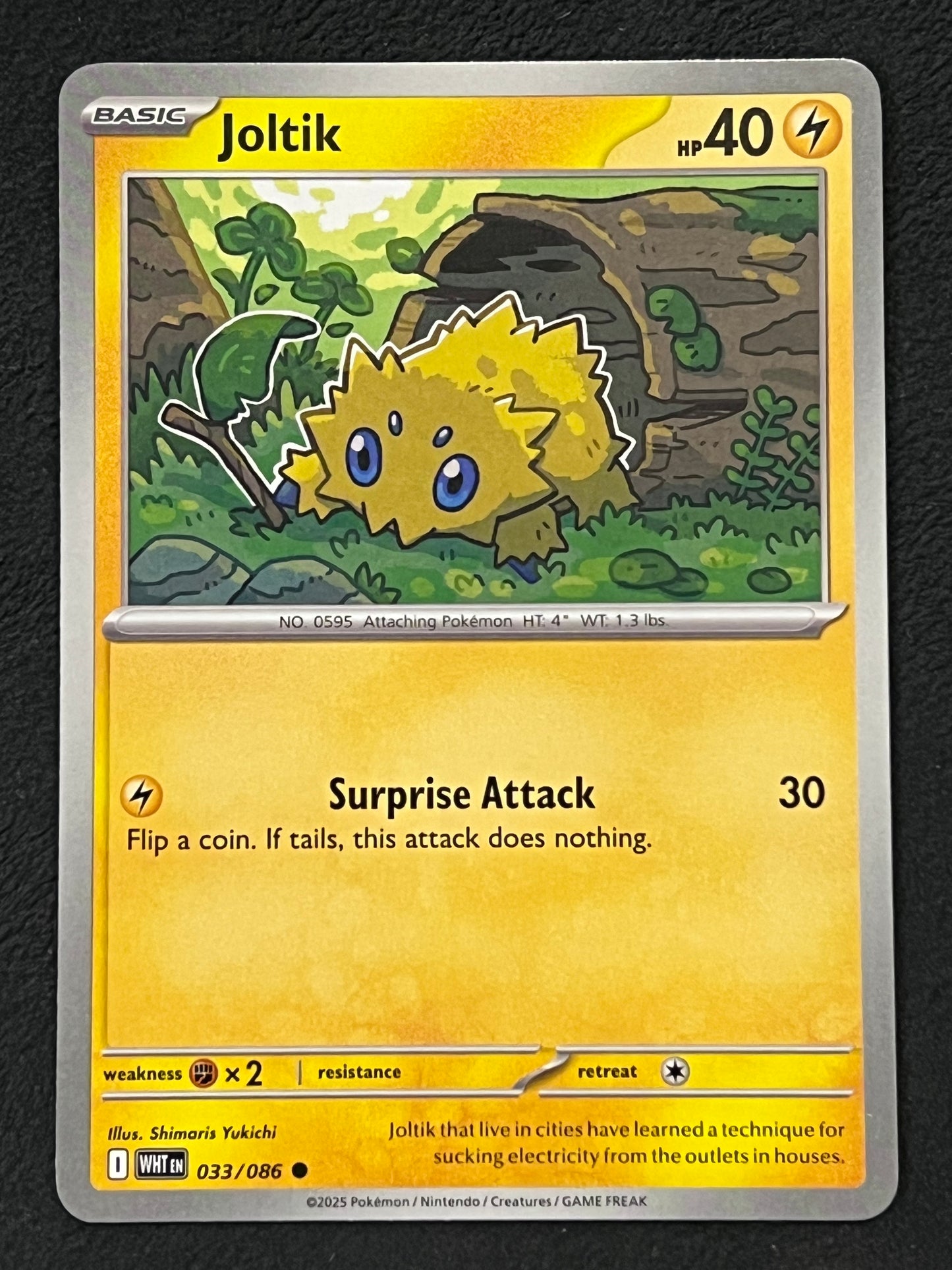 033/086 Joltik - Pokémon White Flare Common