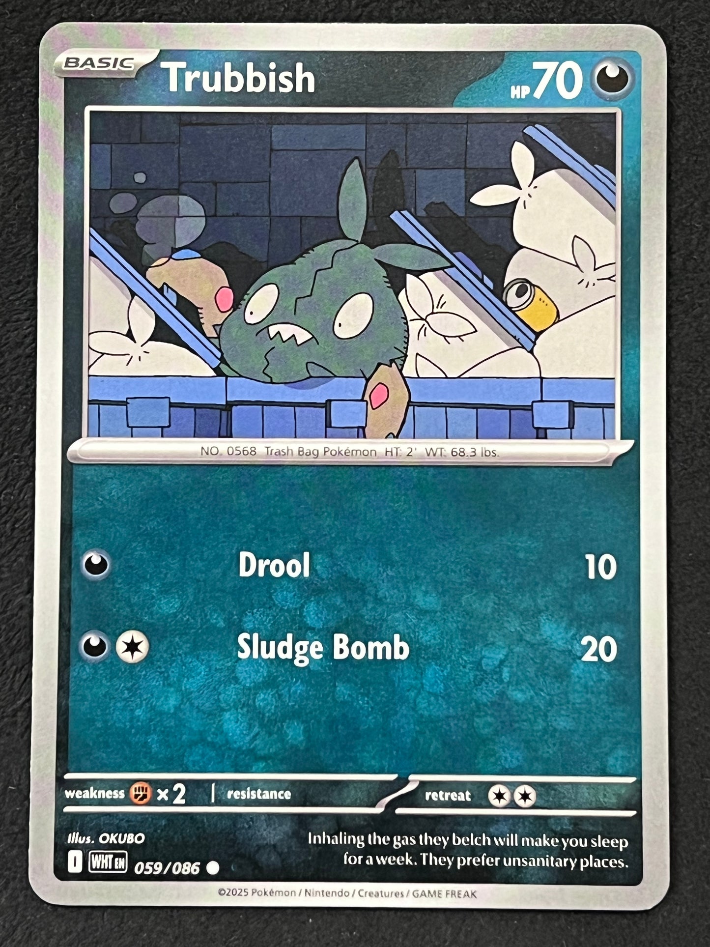 059/086 Trubbish - Pokémon White Flare Common