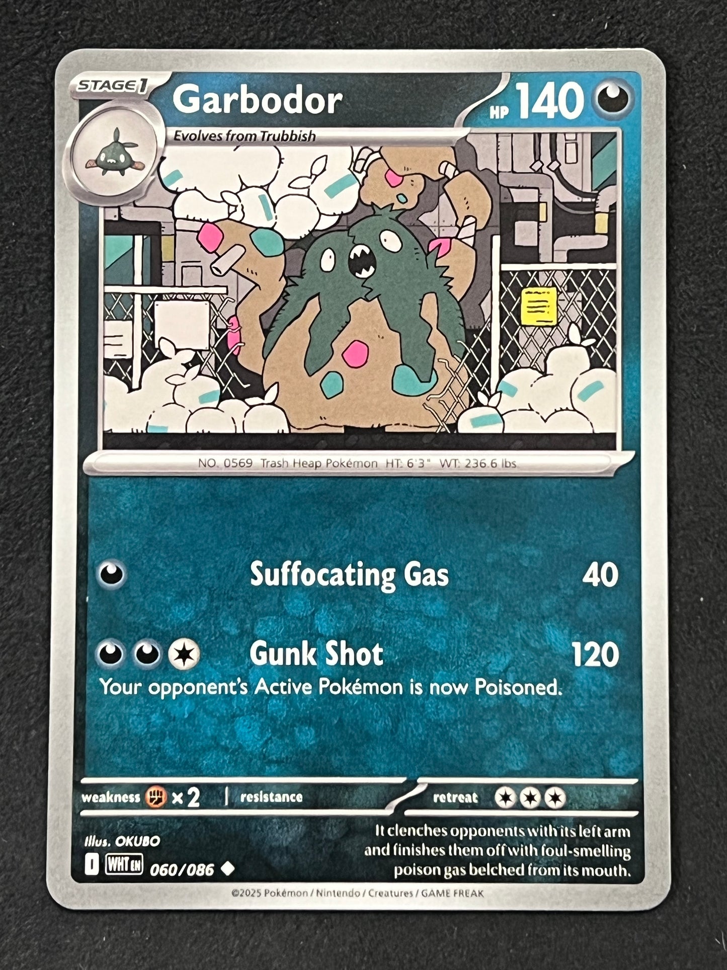060/086 Garbodor - Pokémon White Flare Uncommon