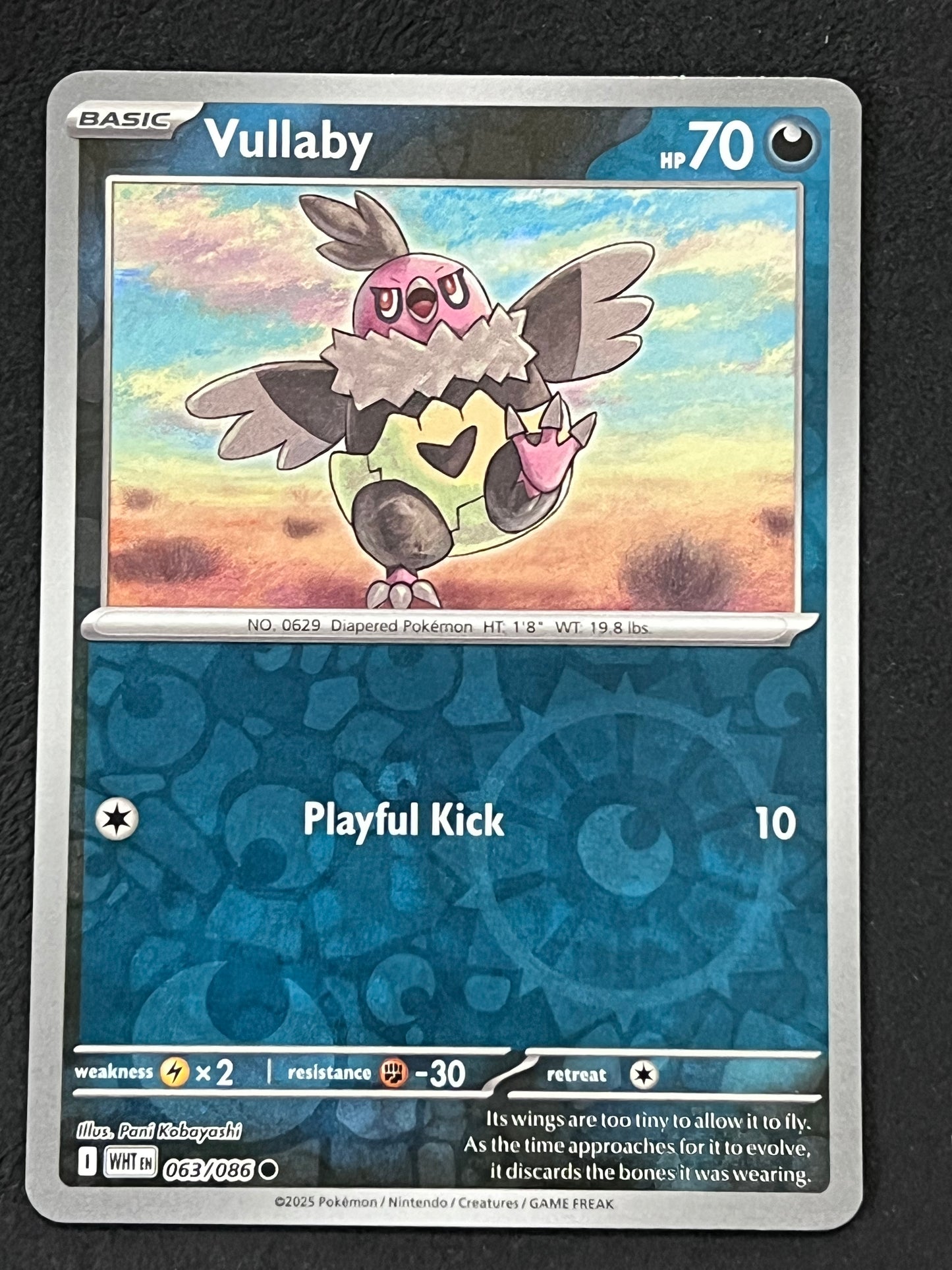 063/086 Vullaby - Pokémon White Flare Common Reverse